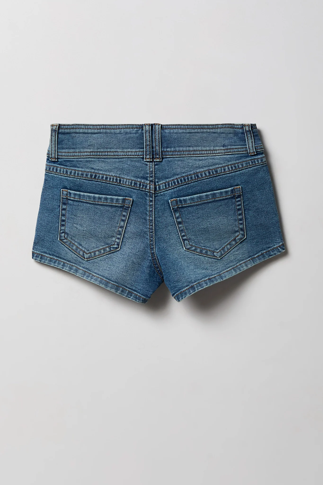 Low Rise Micro Denim Short