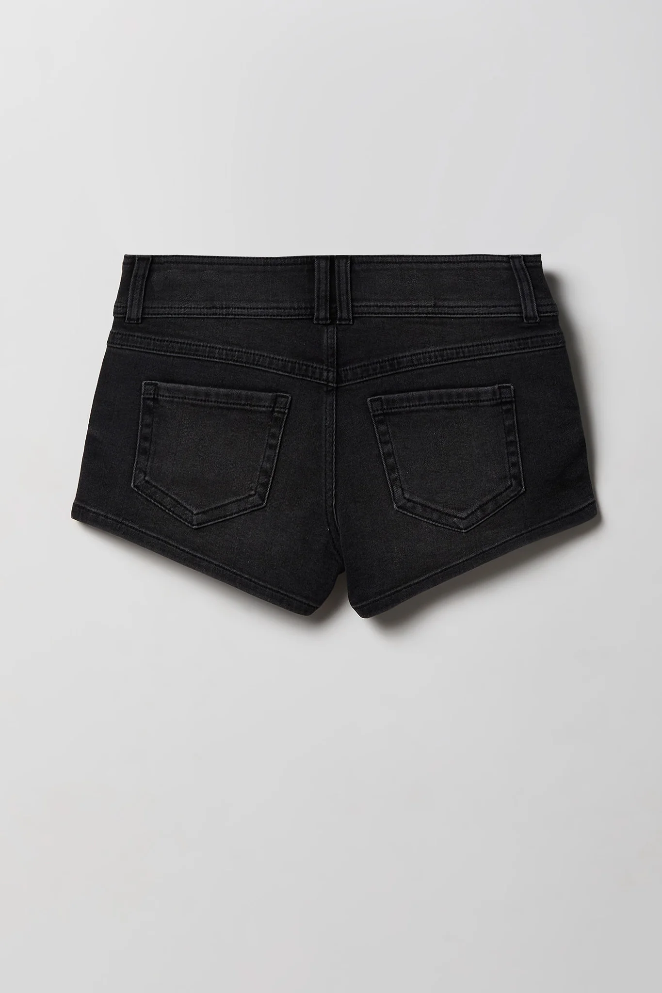 Low Rise Micro Denim Short