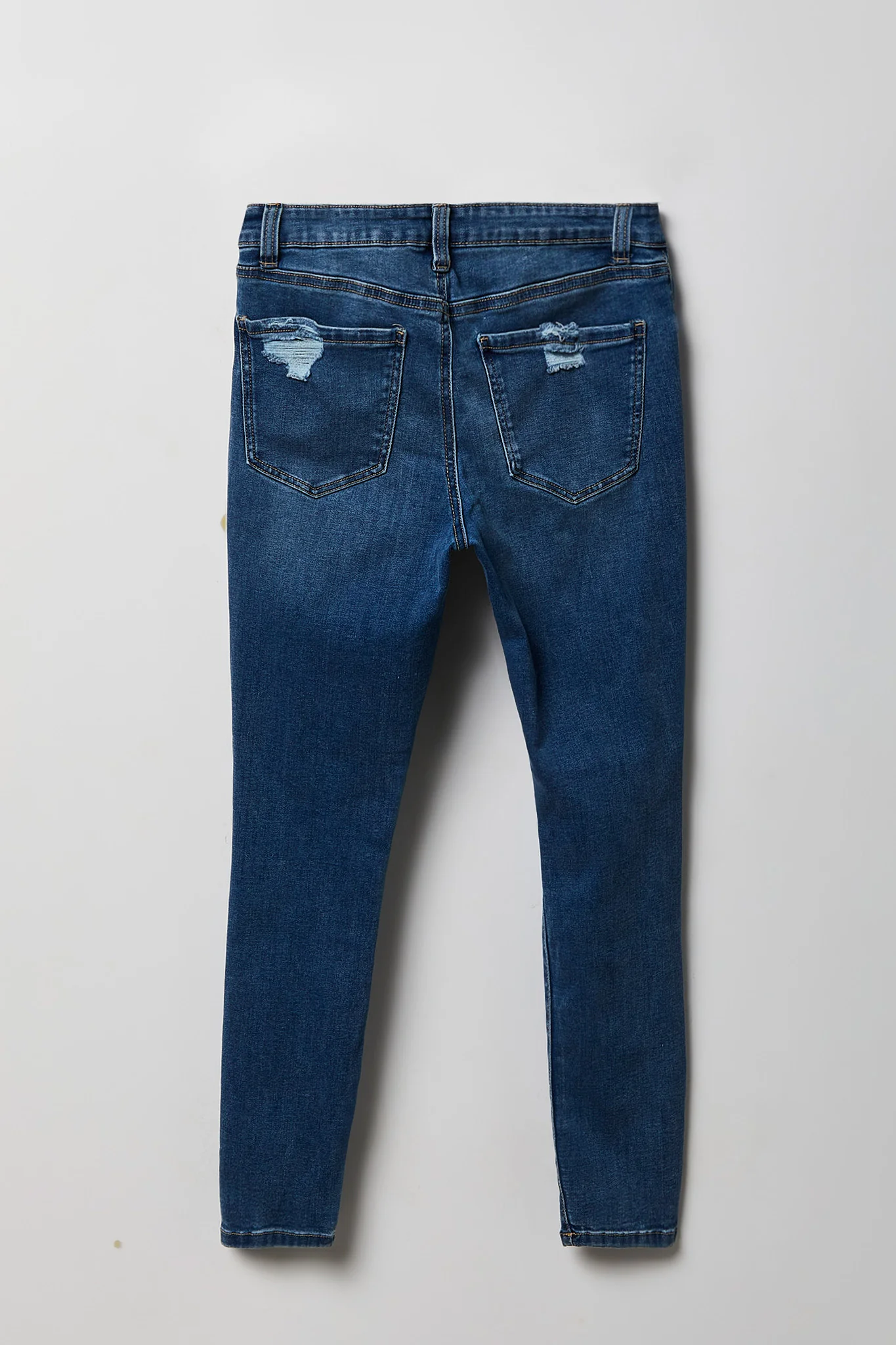 South Beach Stretch Ripped Low Rise Skinny Jean