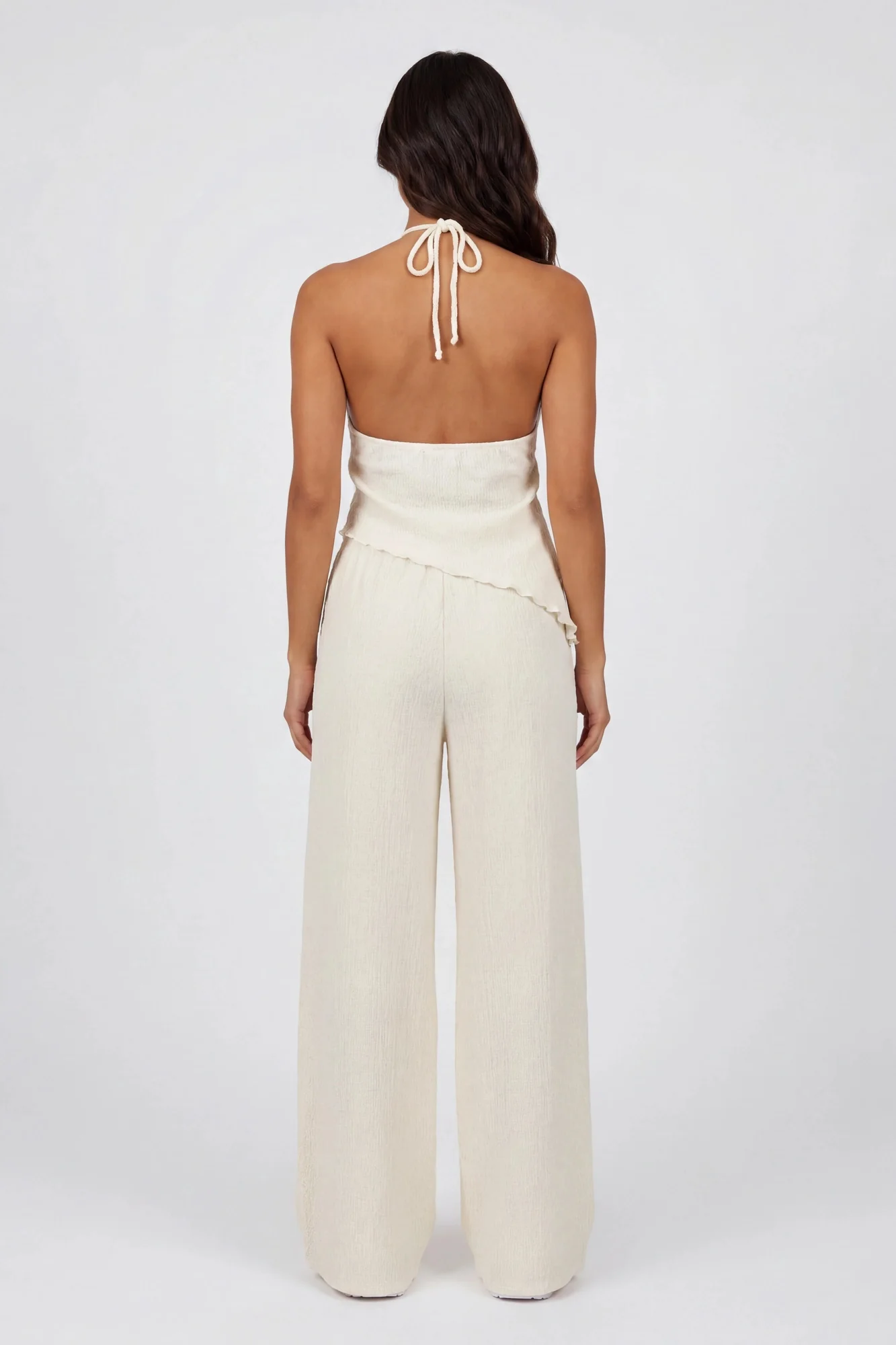 Popcorn Wide Leg Pant
