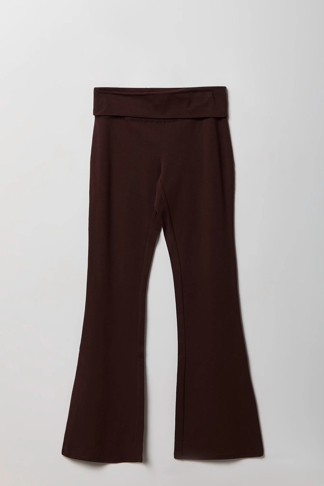 Foldover Waist Flare Legging