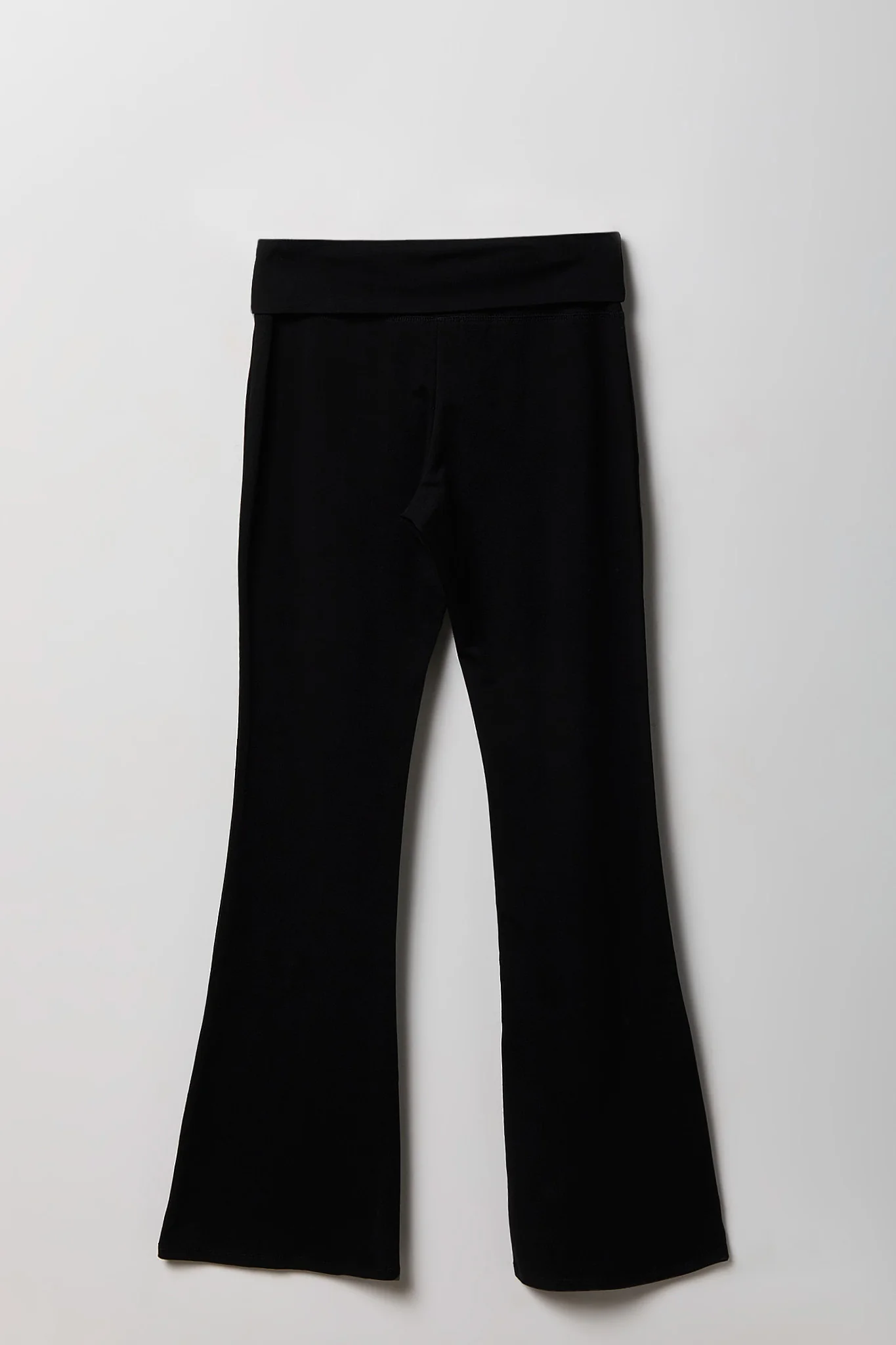 Foldover Waist Flare Legging