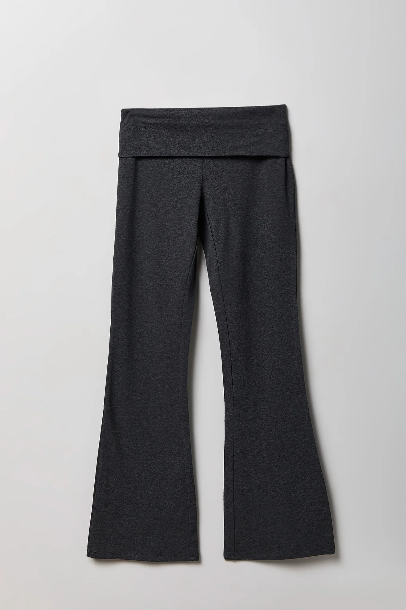 Foldover Waist Flare Legging