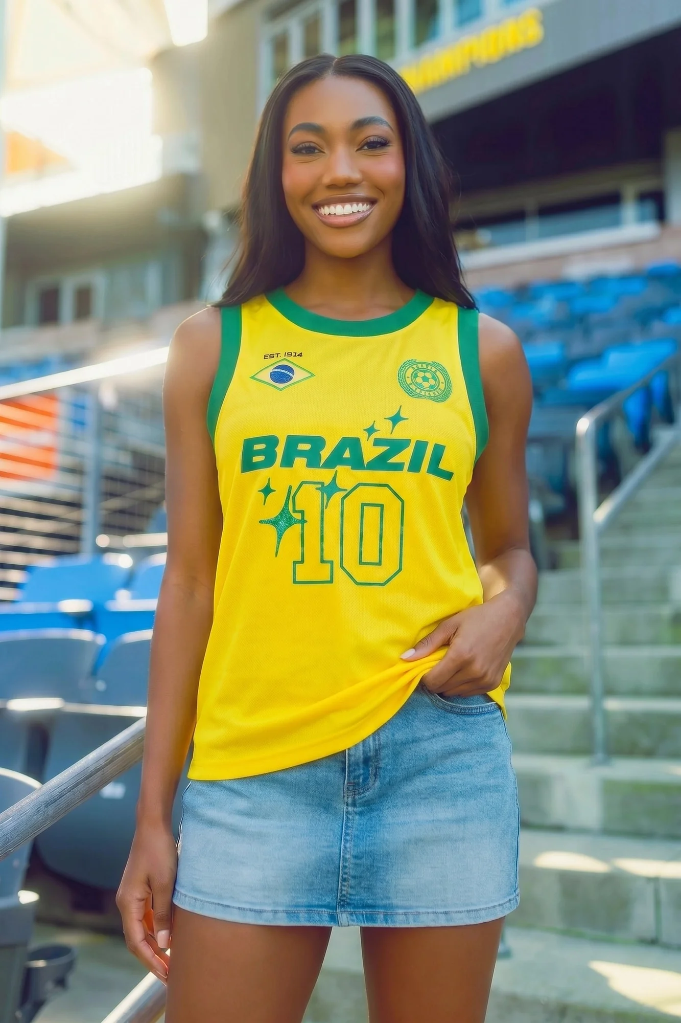 Brazil Graphic Mesh Jersey