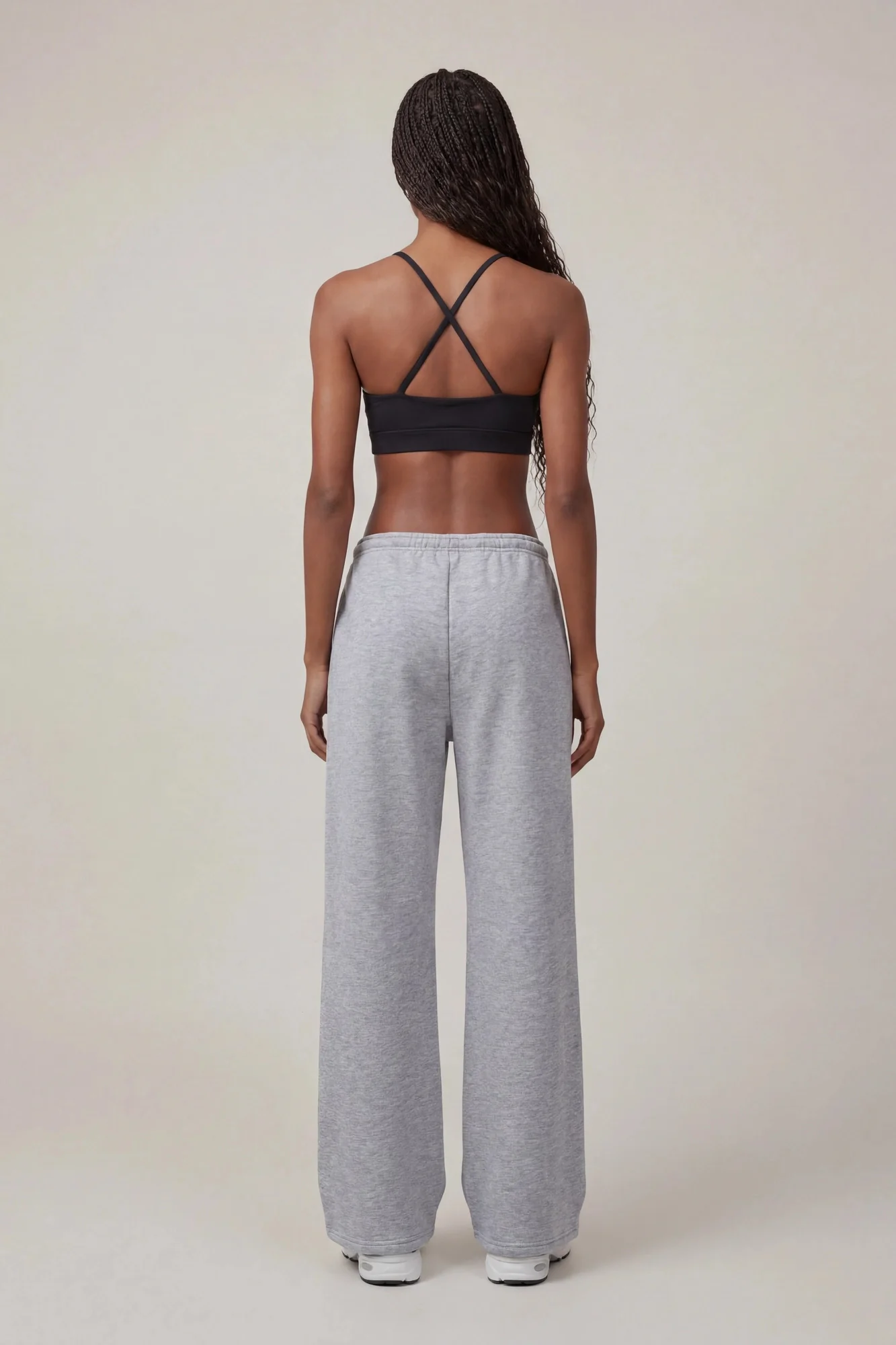 Fleece Low Rise Wide Leg Sweatpant