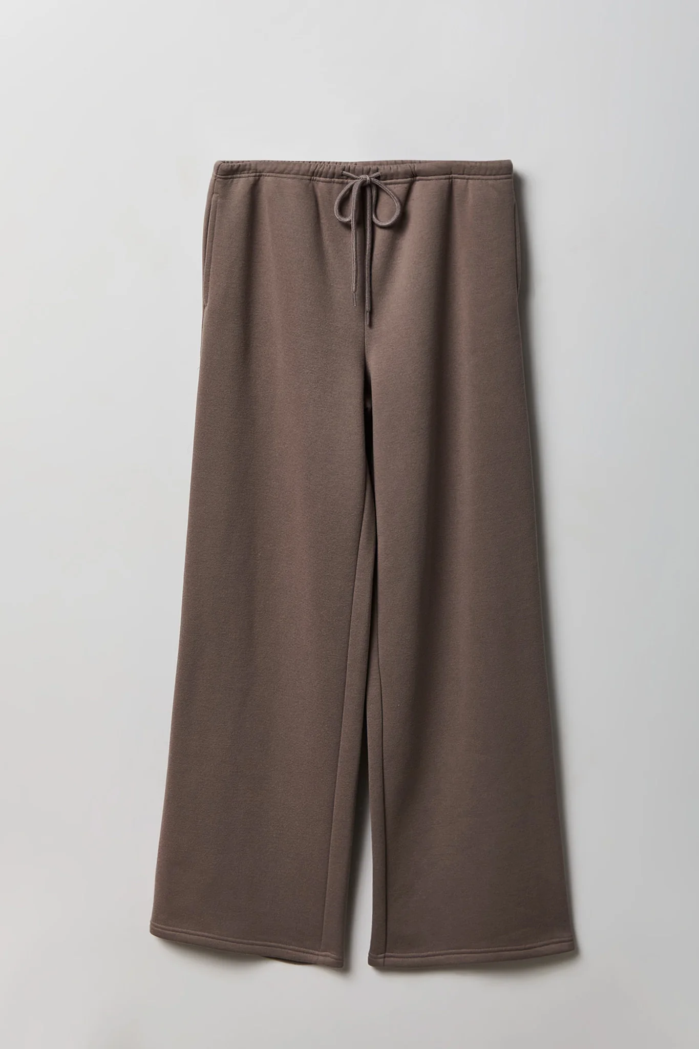 Fleece Low Rise Wide Leg Sweatpant