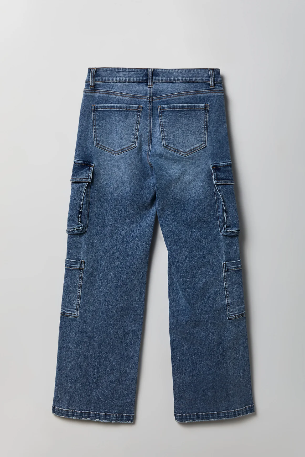 Stretch Low Rise Cargo Jean