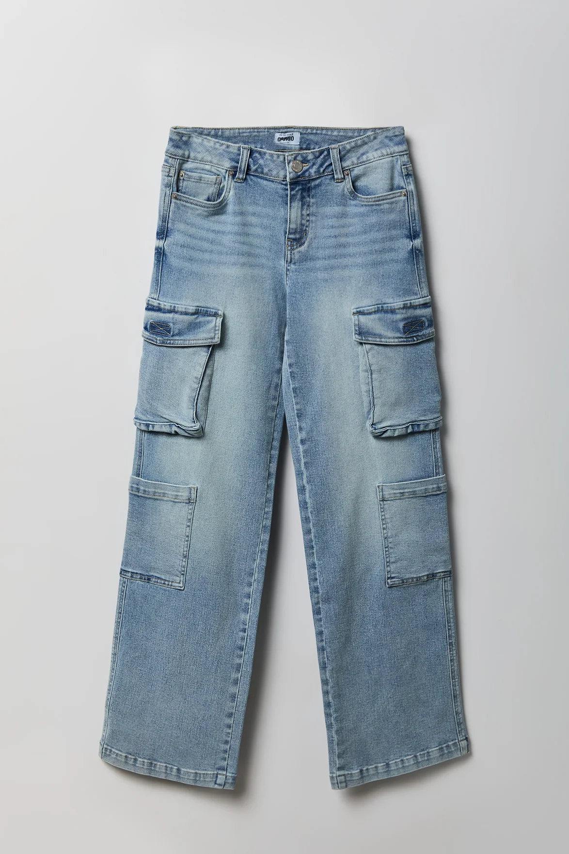 Stretch Low Rise Cargo Jean