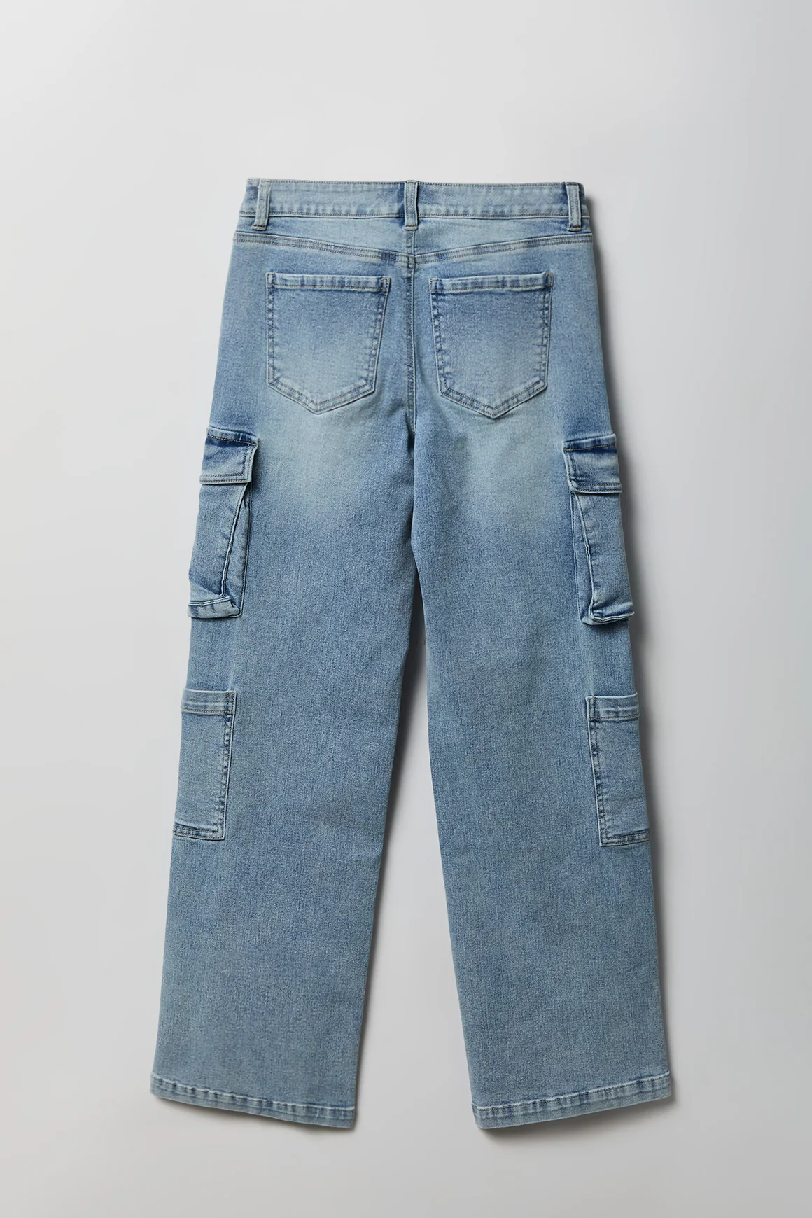 Stretch Low Rise Cargo Jean
