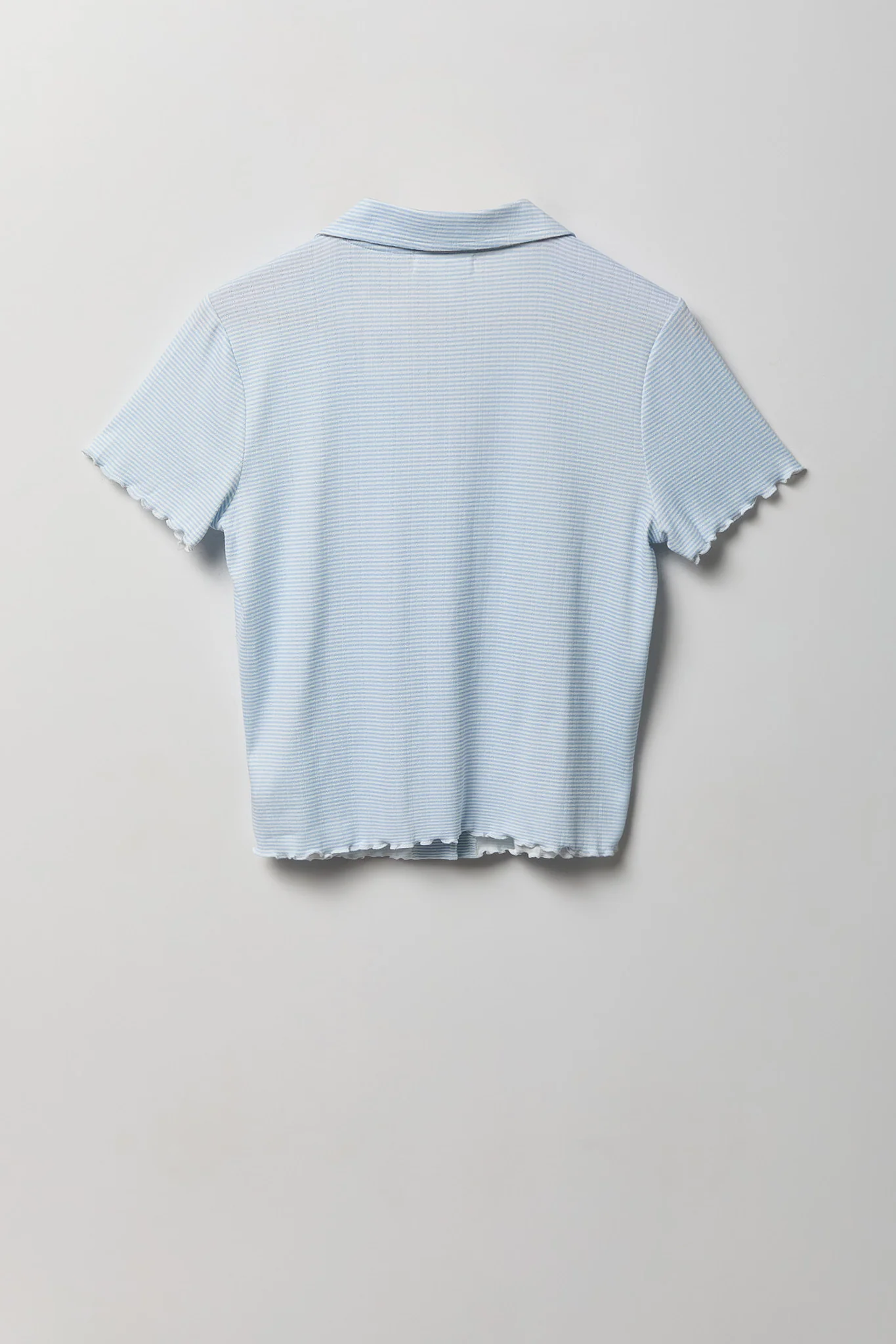 Pointelle Button-Up Top & Short Pajama Set