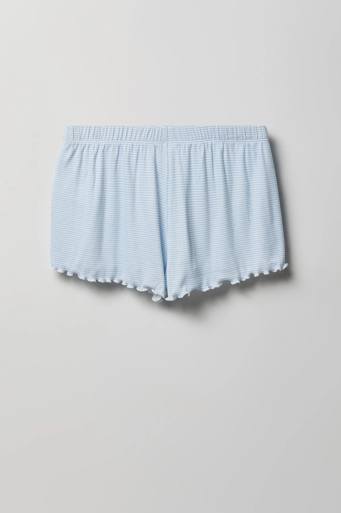 Pointelle Button-Up Top & Short Pajama Set