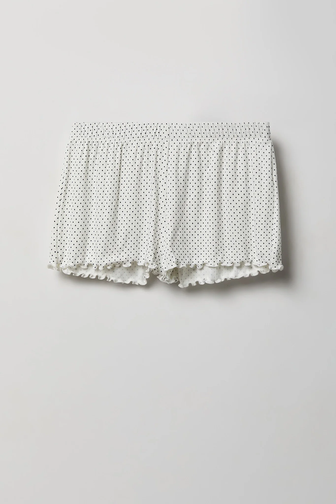 Pointelle Button-Up Top & Short Pajama Set
