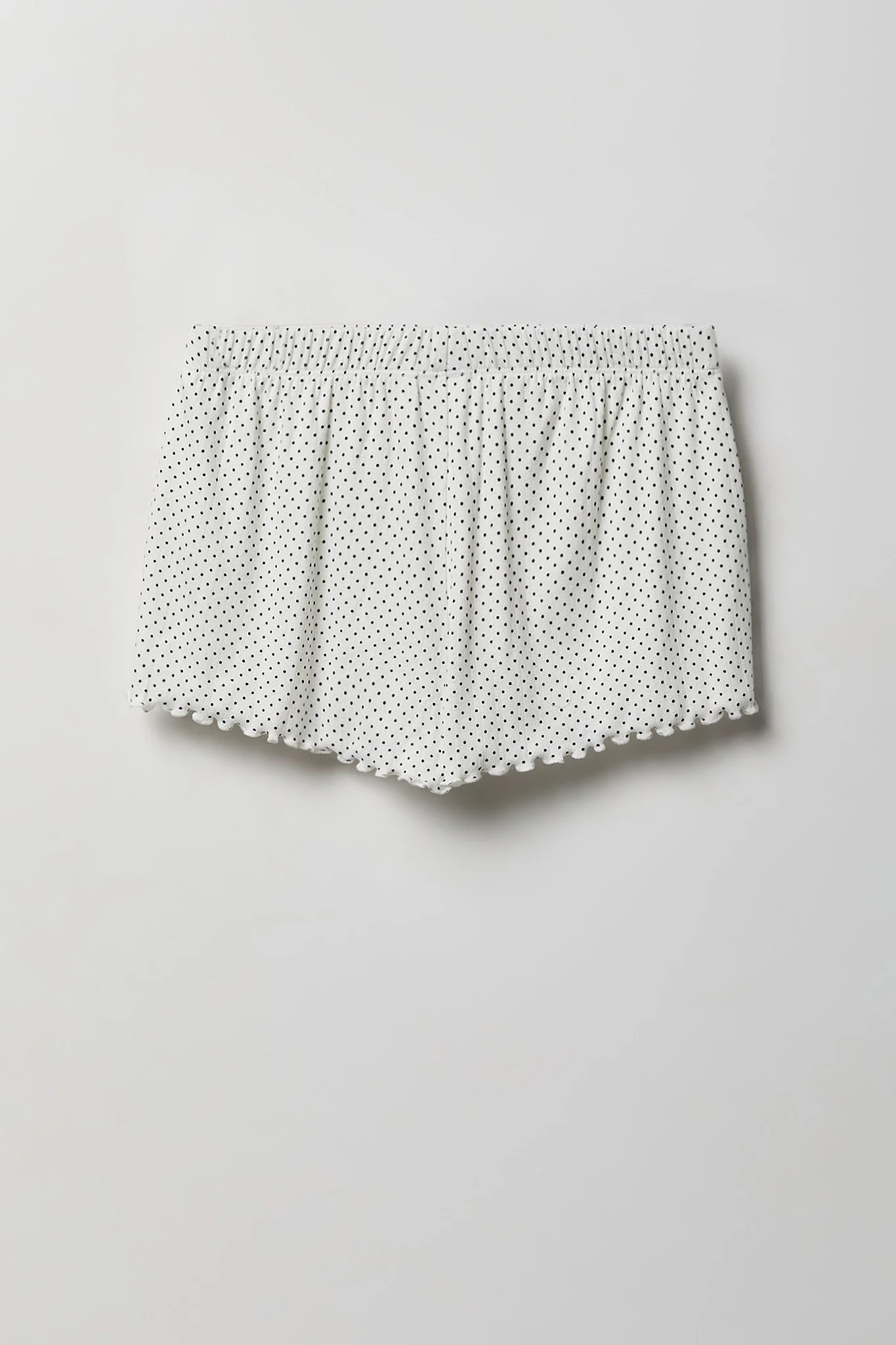Pointelle Button-Up Top & Short Pajama Set