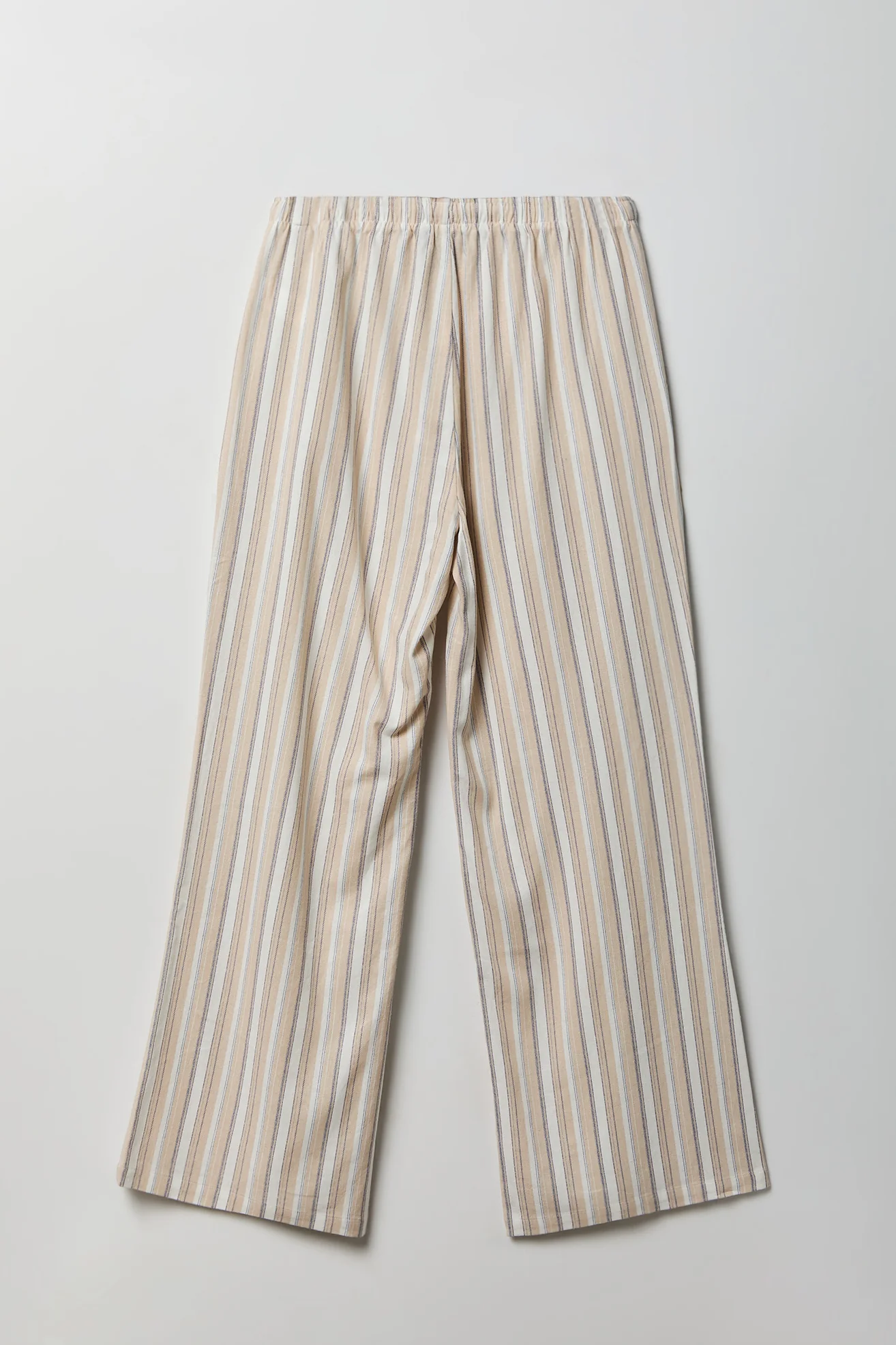 Linen-Blend Flowy Wide Leg Pant