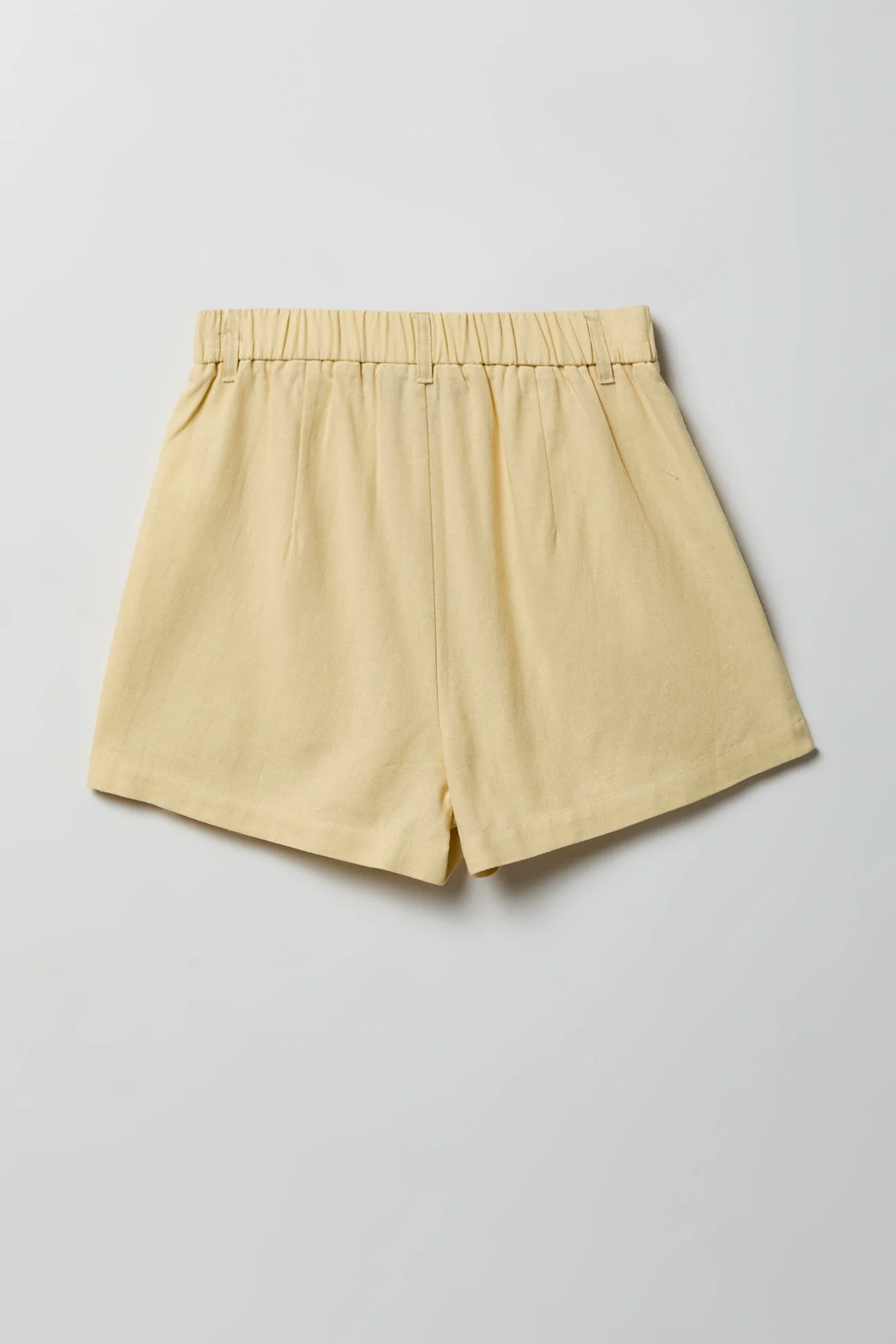 Linen-Blend Tailored Short