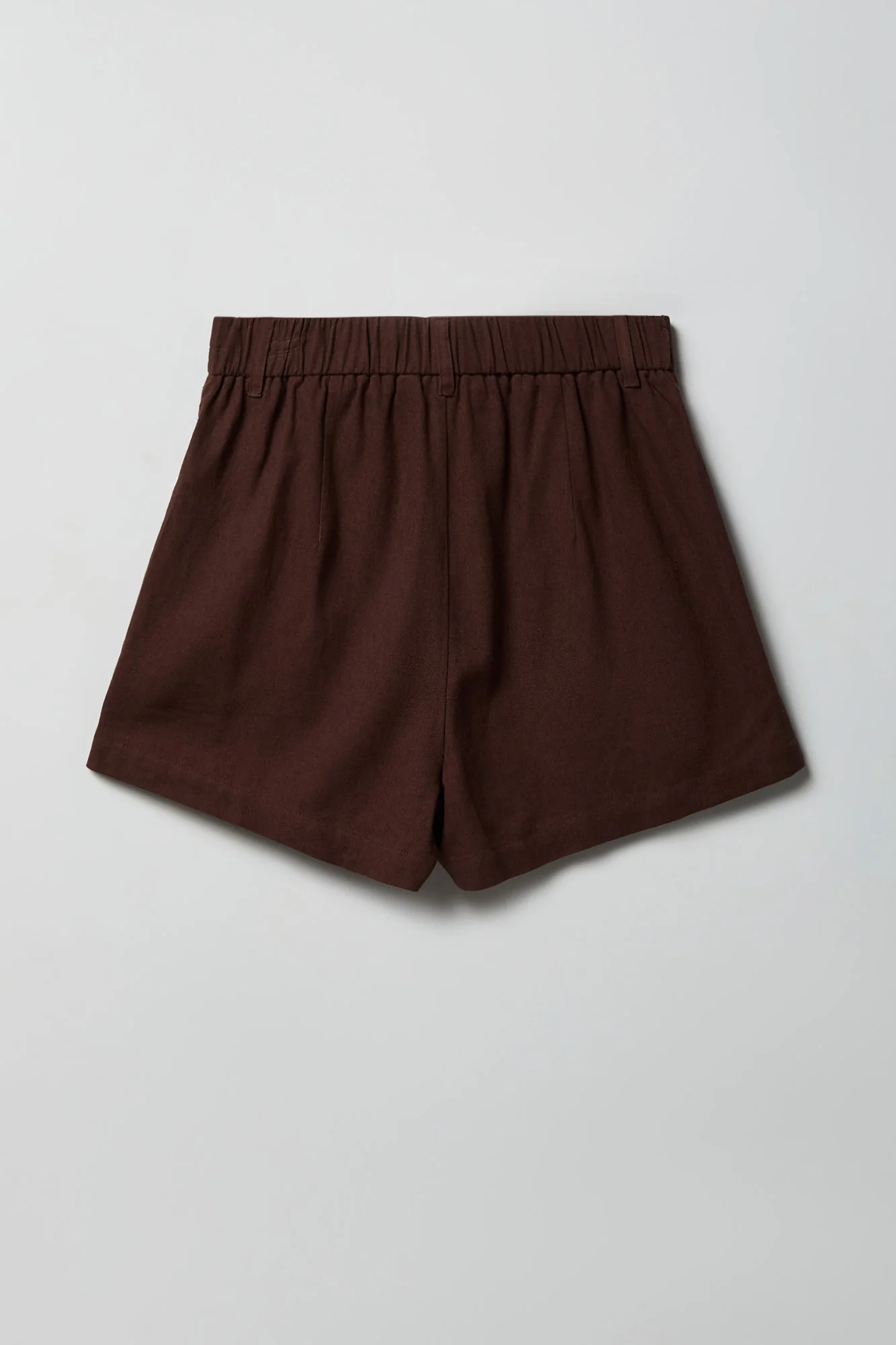 Linen-Blend Tailored Short