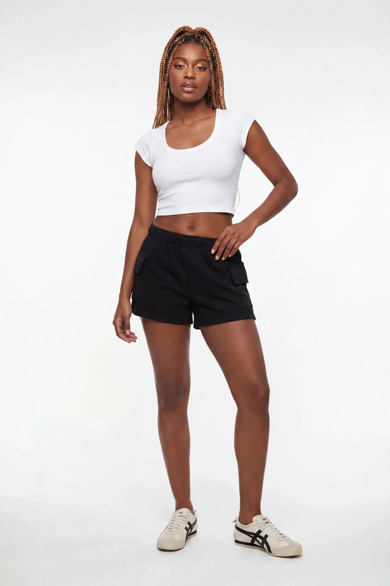 6666-french-terry-cargo-shortie-1.webp French Terry Cargo Shortie