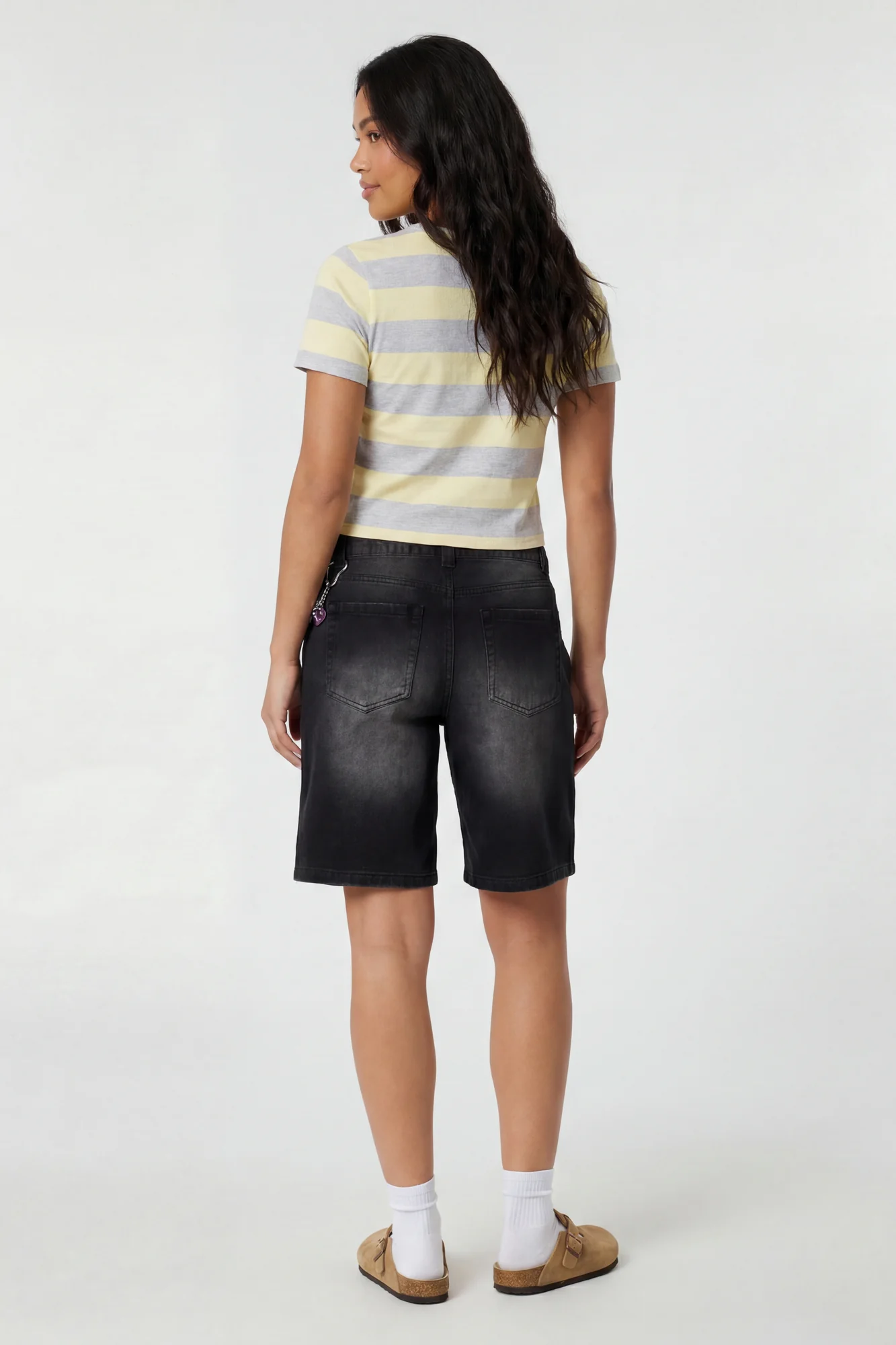 6754-brooklyn-low-rise-black-jort-11-with-charm-keychain-2.webp Brooklyn Low Rise Black Jort 11" with Charm Keychain