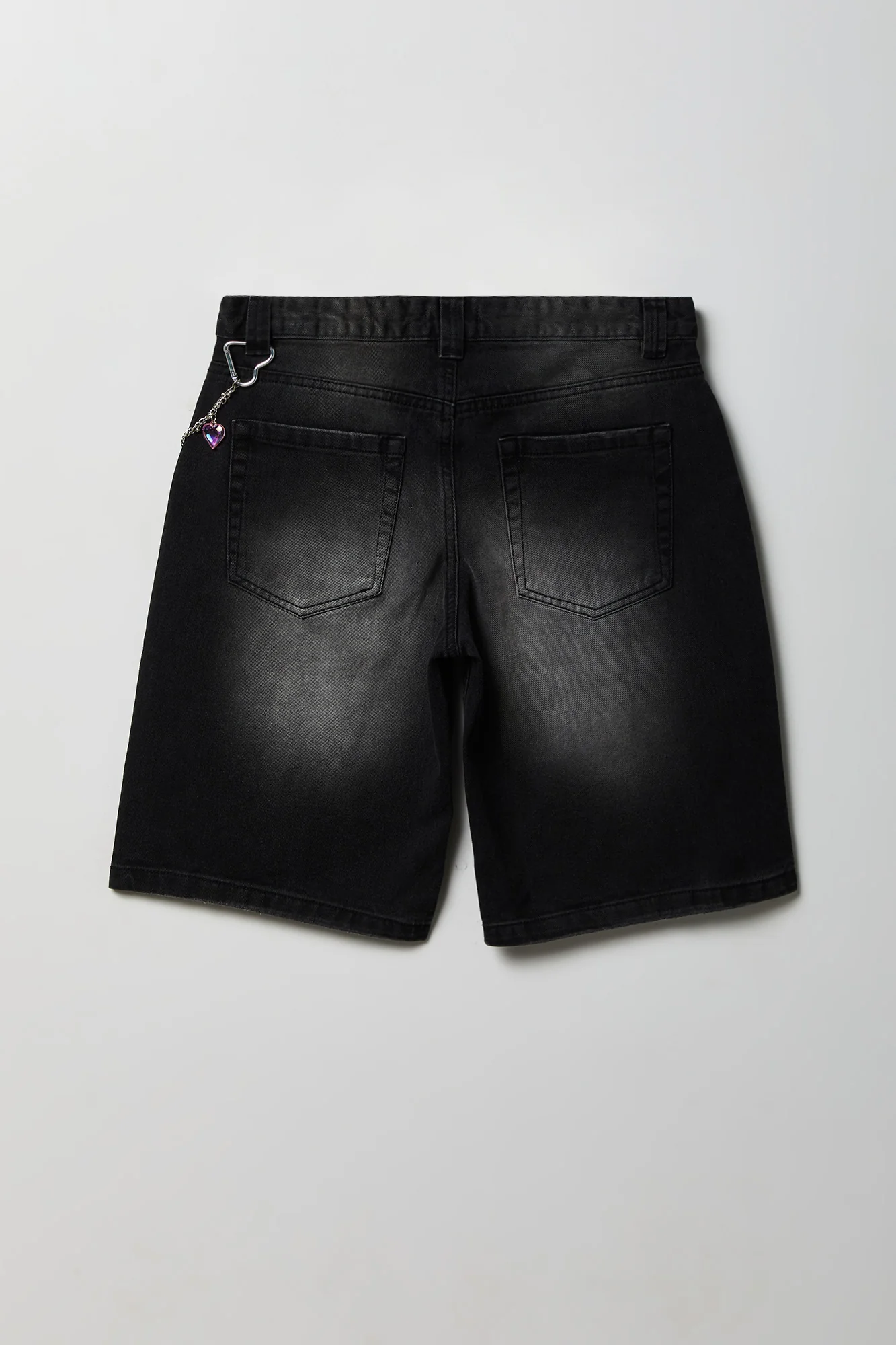 6754-brooklyn-low-rise-black-jort-11-with-charm-keychain-5.webp Brooklyn Low Rise Black Jort 11" with Charm Keychain