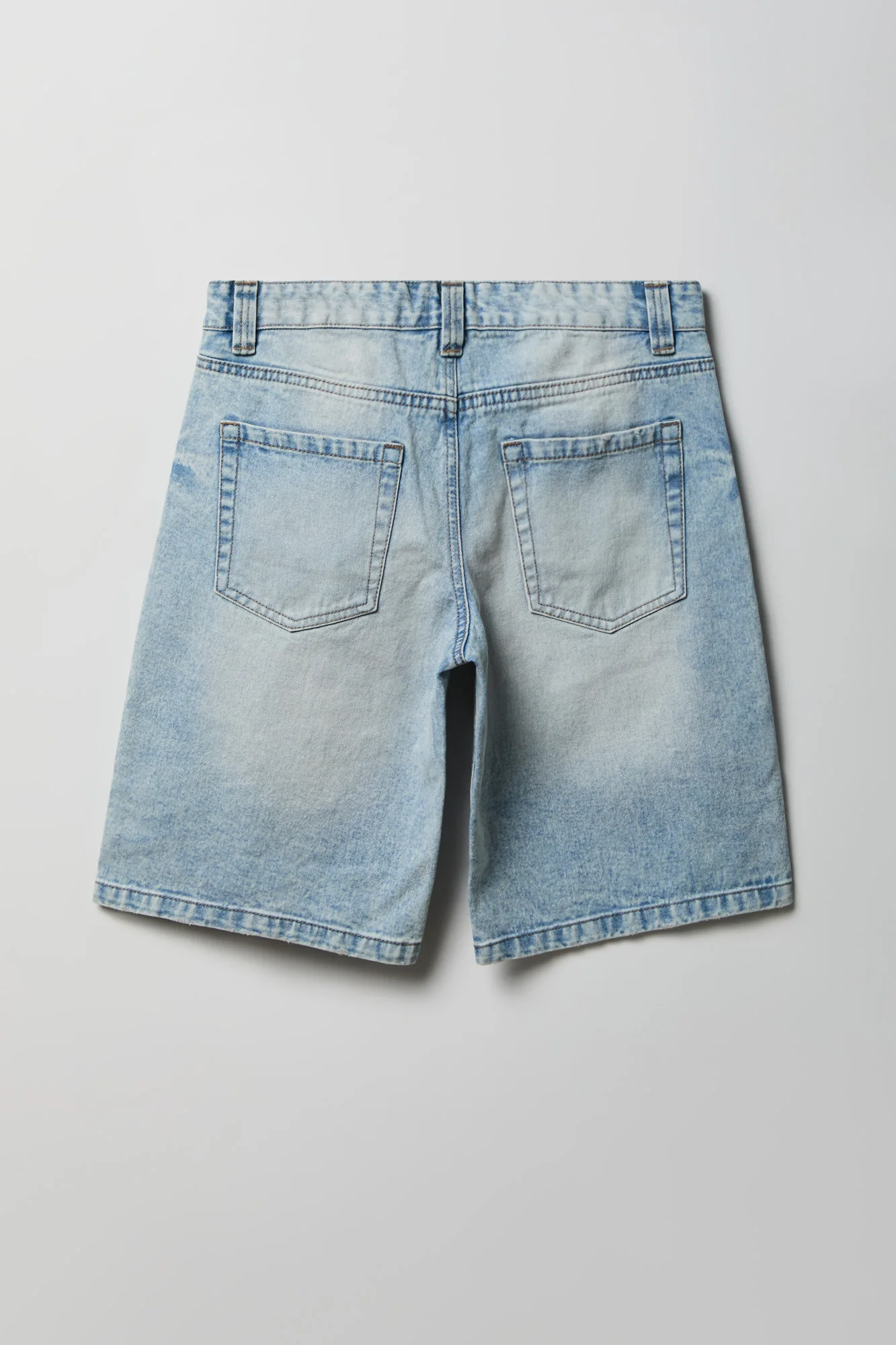 Low Rise Light Jort 11" with Teddy Keychain