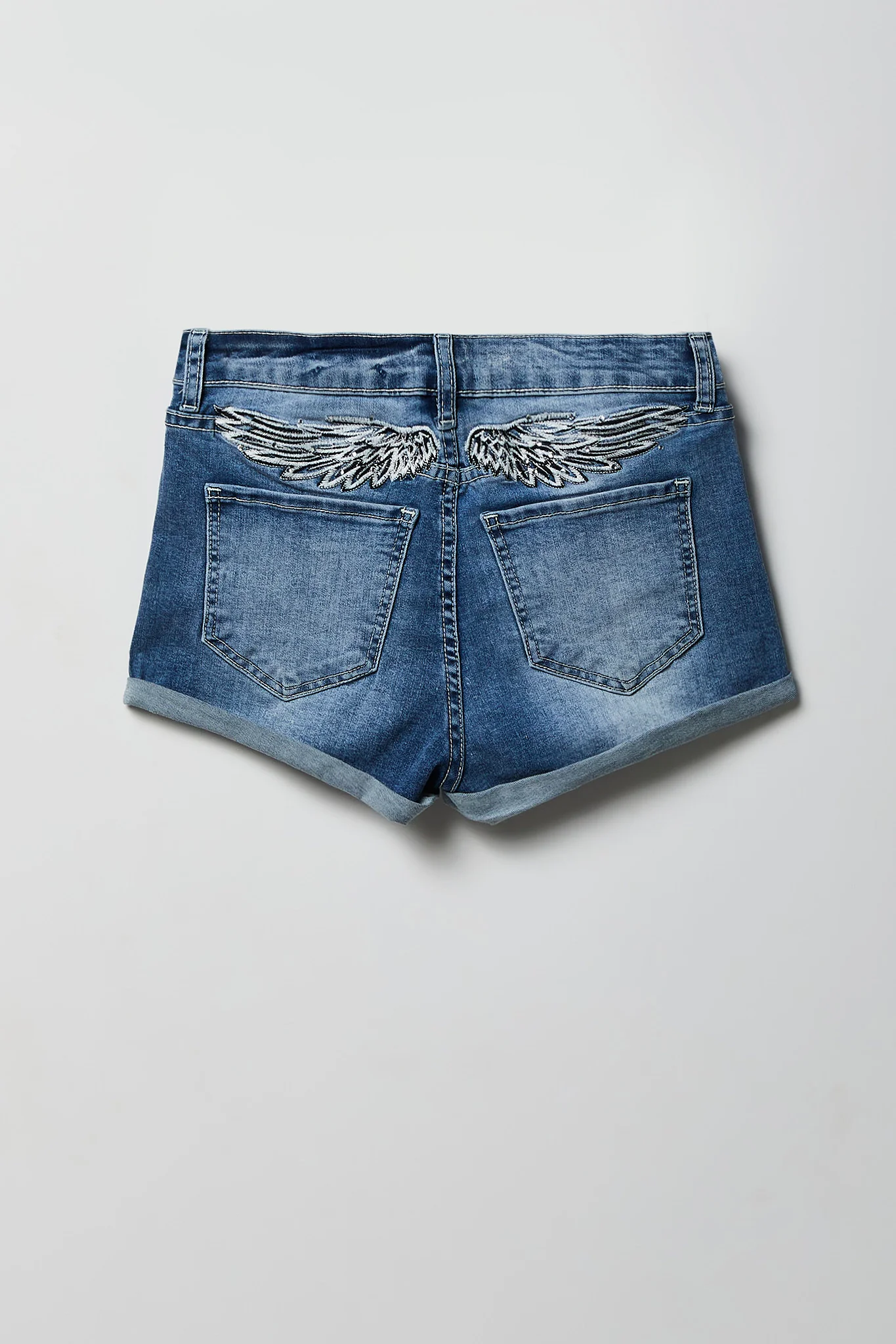 6794-miami-high-rise-ripped-embroidered-denim-short-9.webp Miami High Rise Ripped Embroidered Denim Short