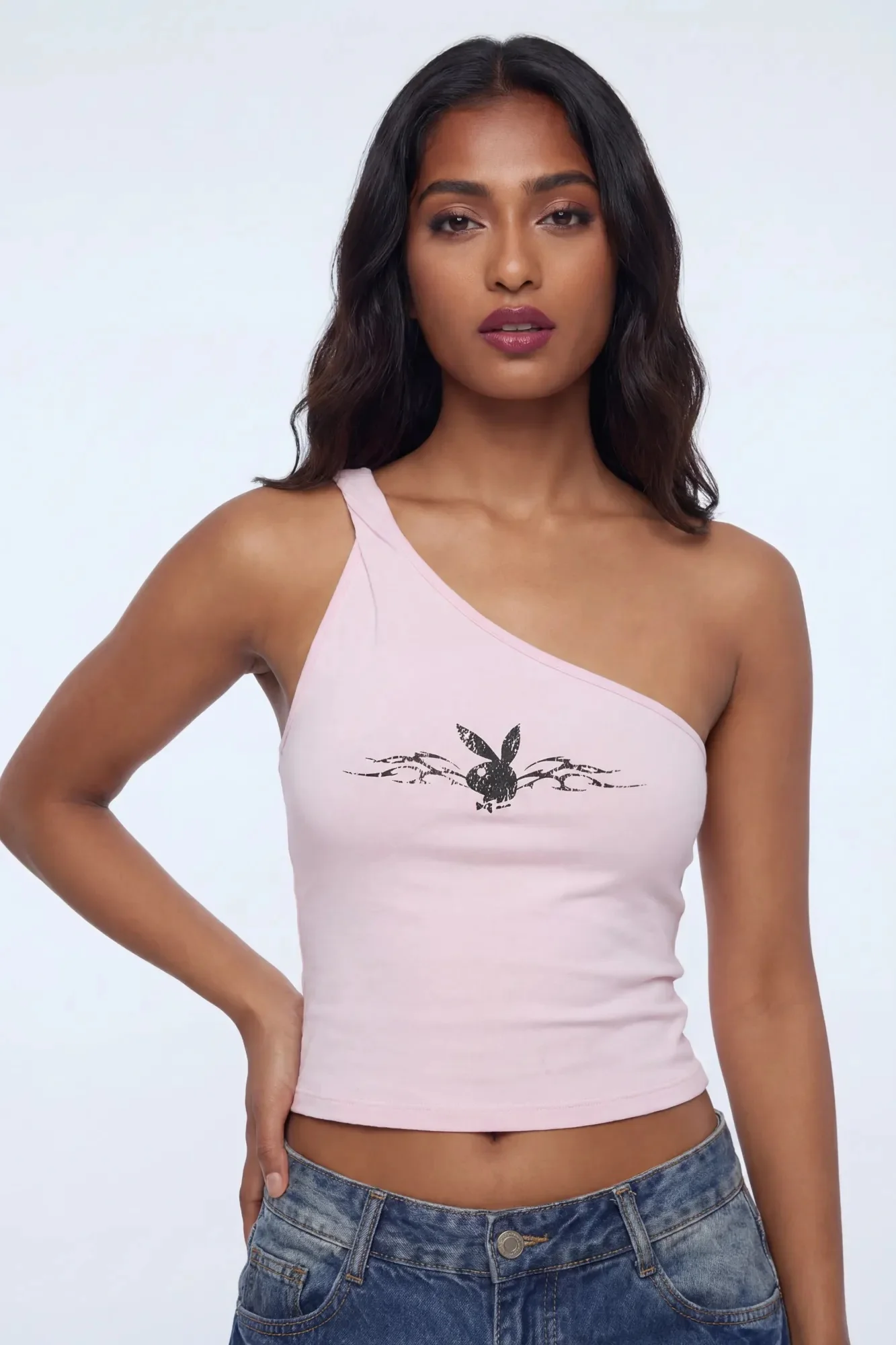 6909-playboy-contour-one-shoulder-top-1.webp Playboy Contour One Shoulder Top