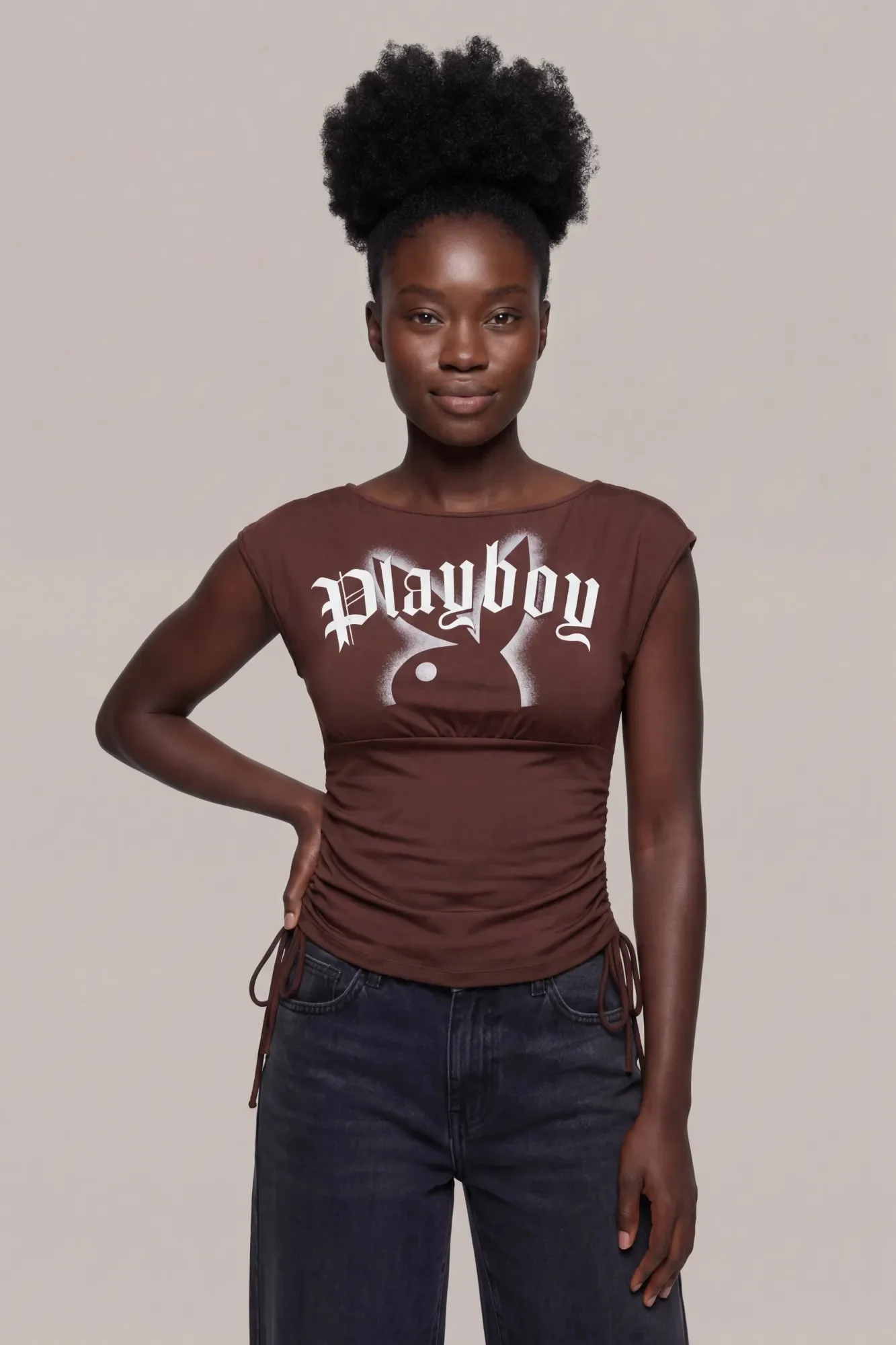 6947-playboy-contour-boat-neck-cinched-top-5.webp Playboy Contour Boat Neck Cinched Top