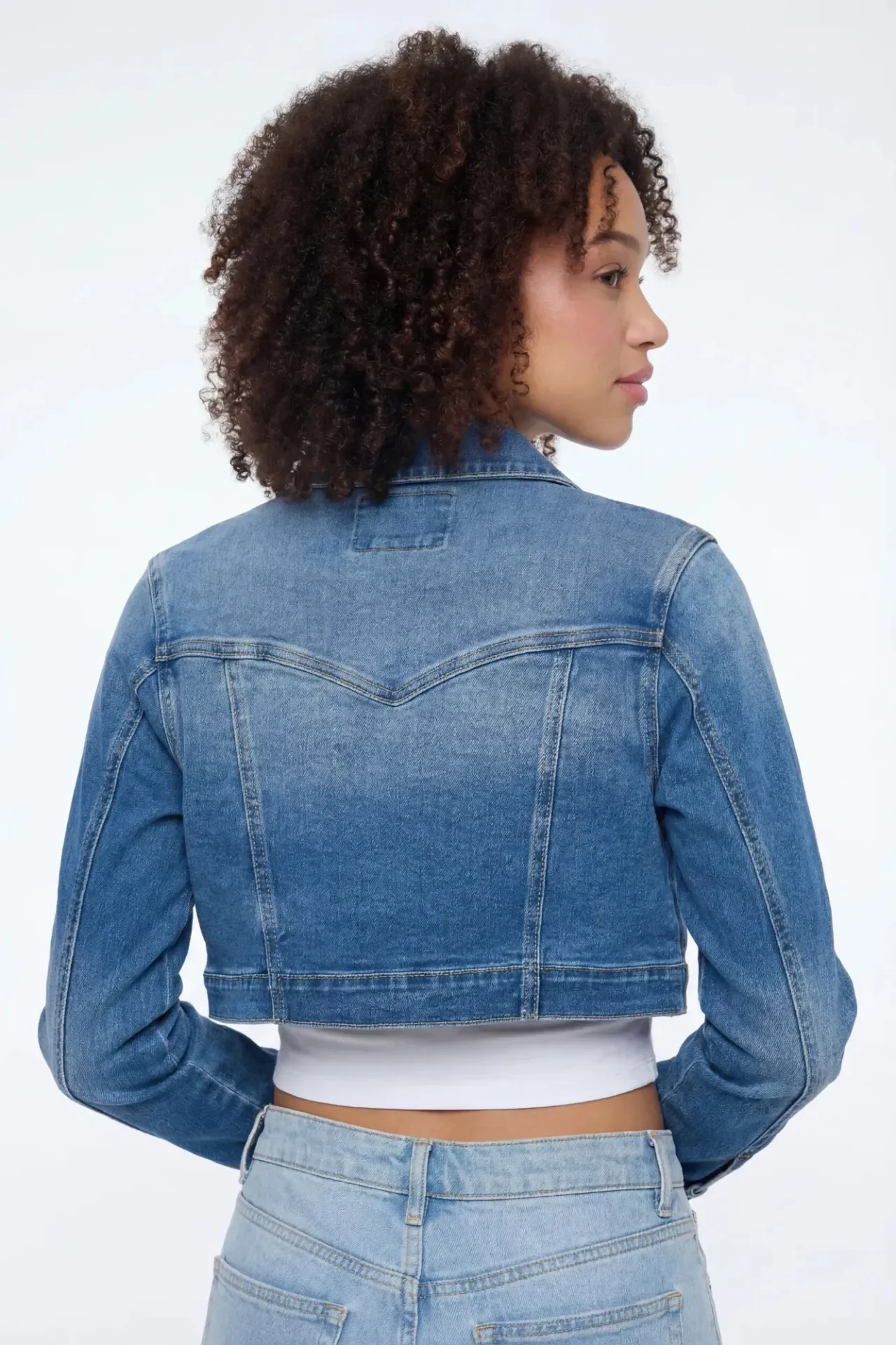 Classic Cropped Denim Jacket