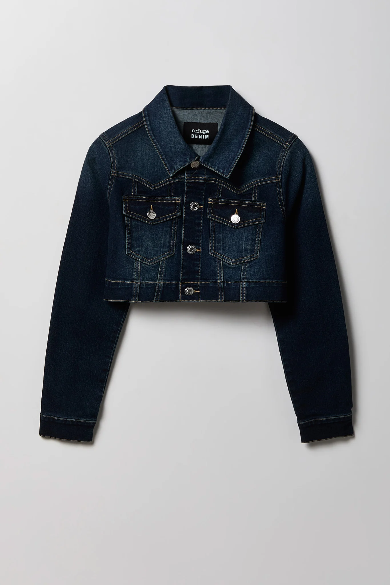 Classic Cropped Denim Jacket