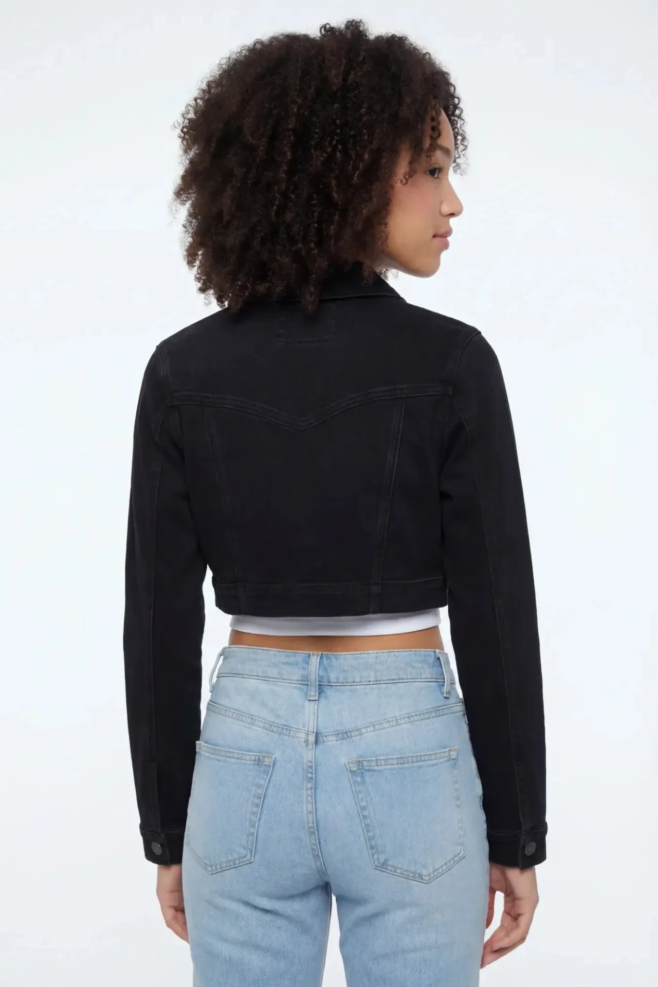 Classic Cropped Denim Jacket