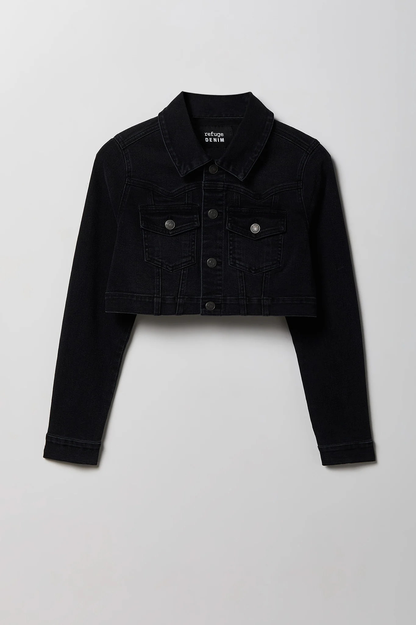 Classic Cropped Denim Jacket