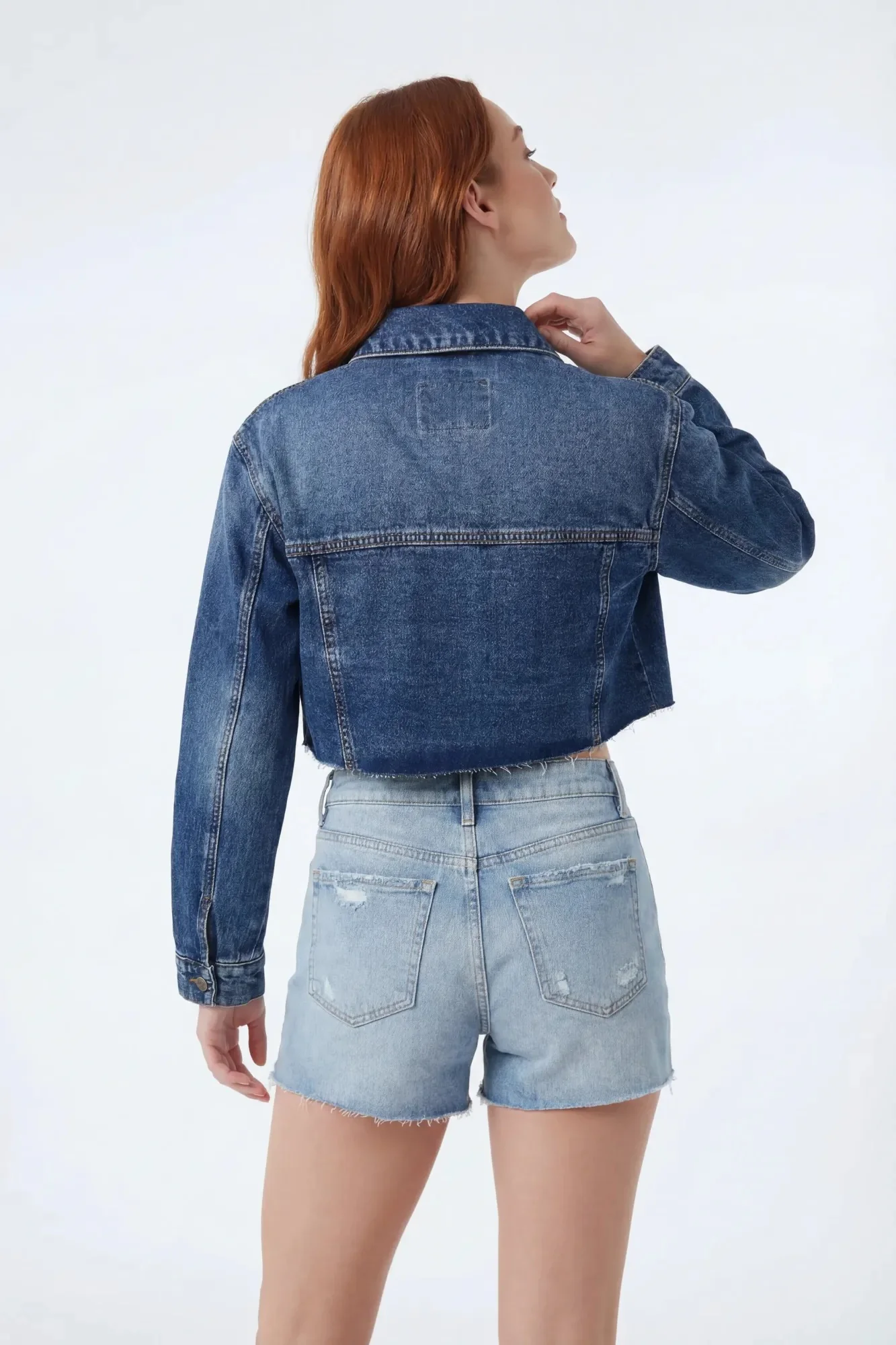 Cropped Denim Jacket