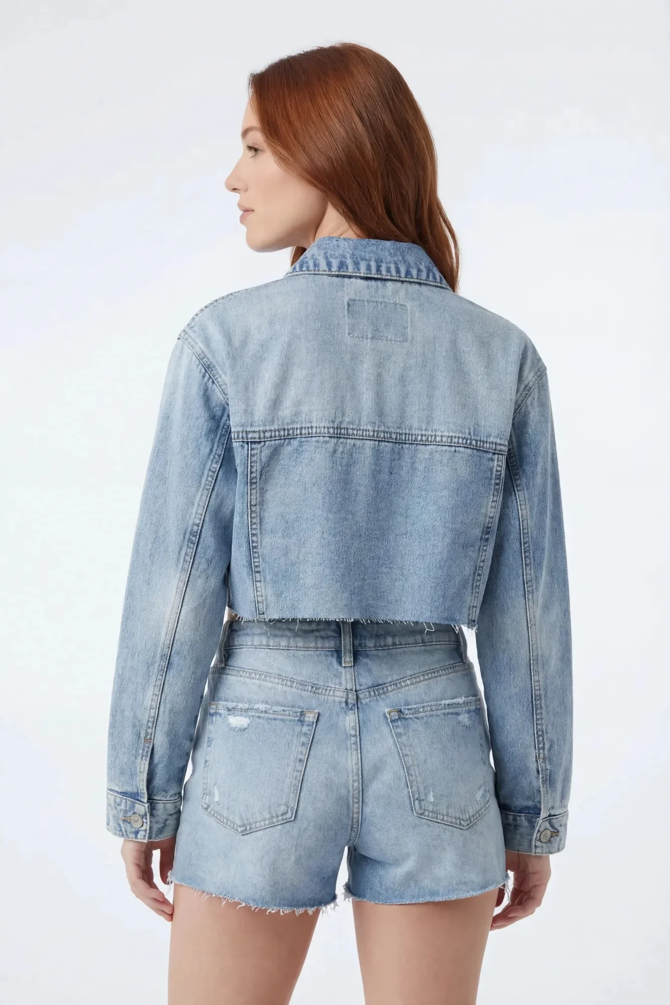 Cropped Denim Jacket