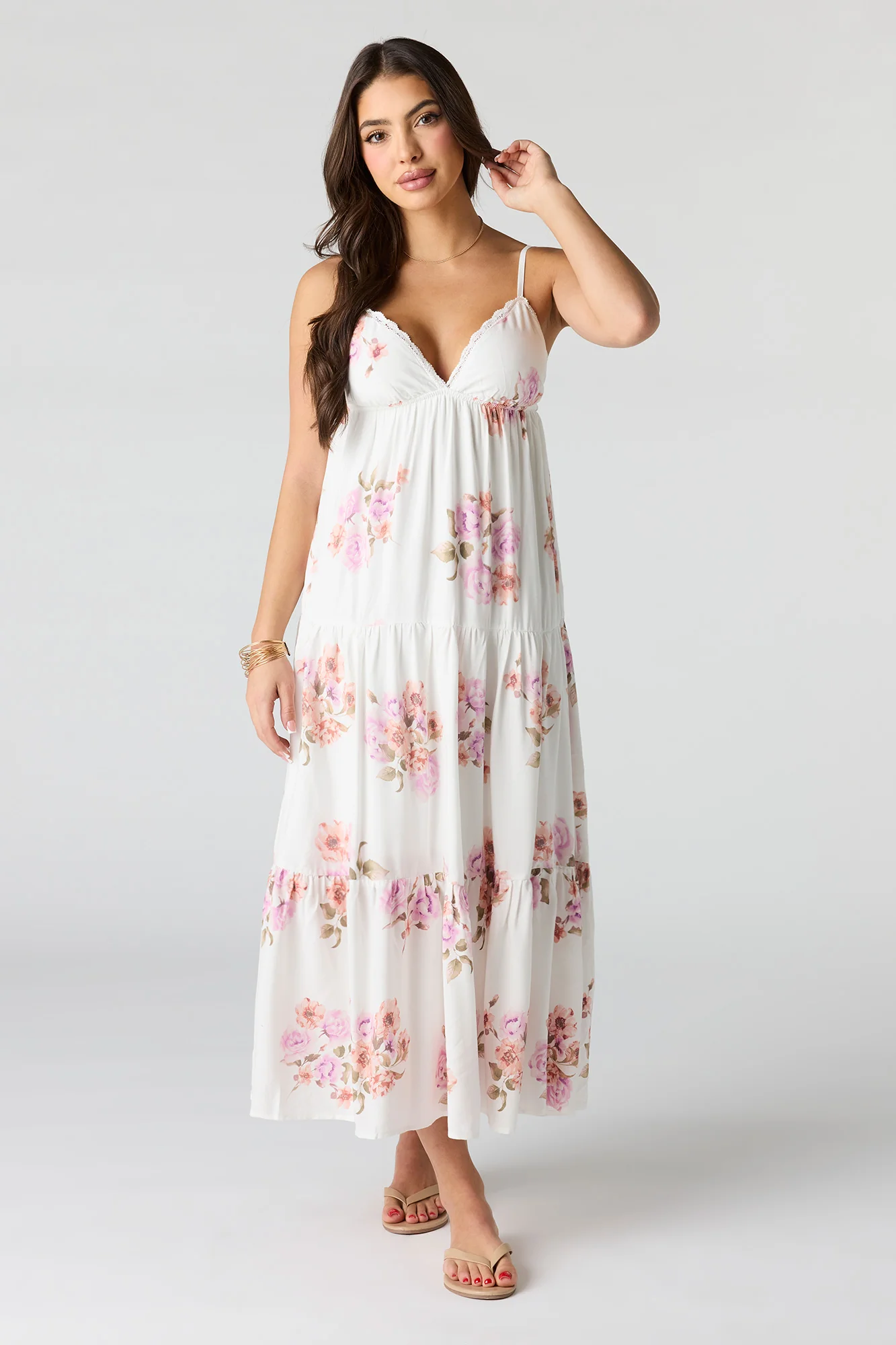 7146-floral-babydoll-maxi-dress-1.webp Floral Babydoll Maxi Dress
