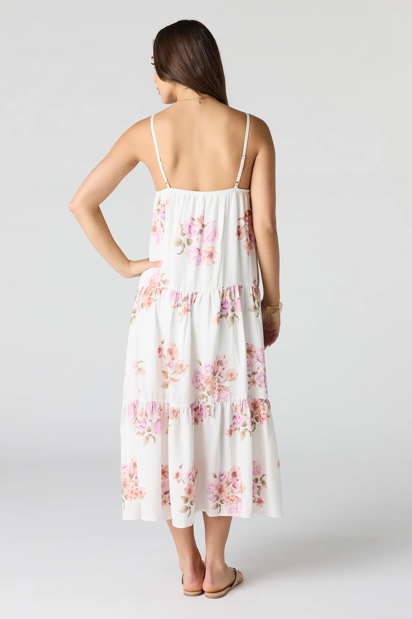 Floral Babydoll Maxi Dress