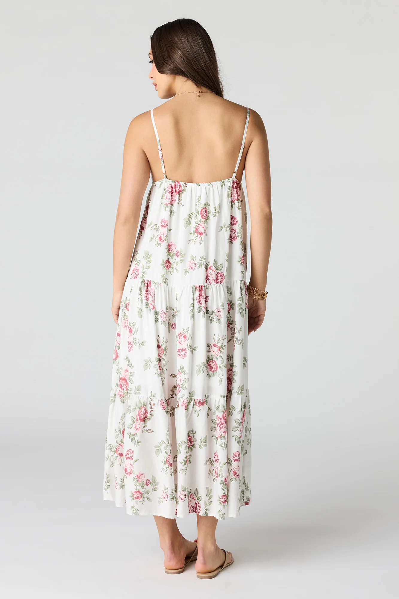 Floral Babydoll Maxi Dress