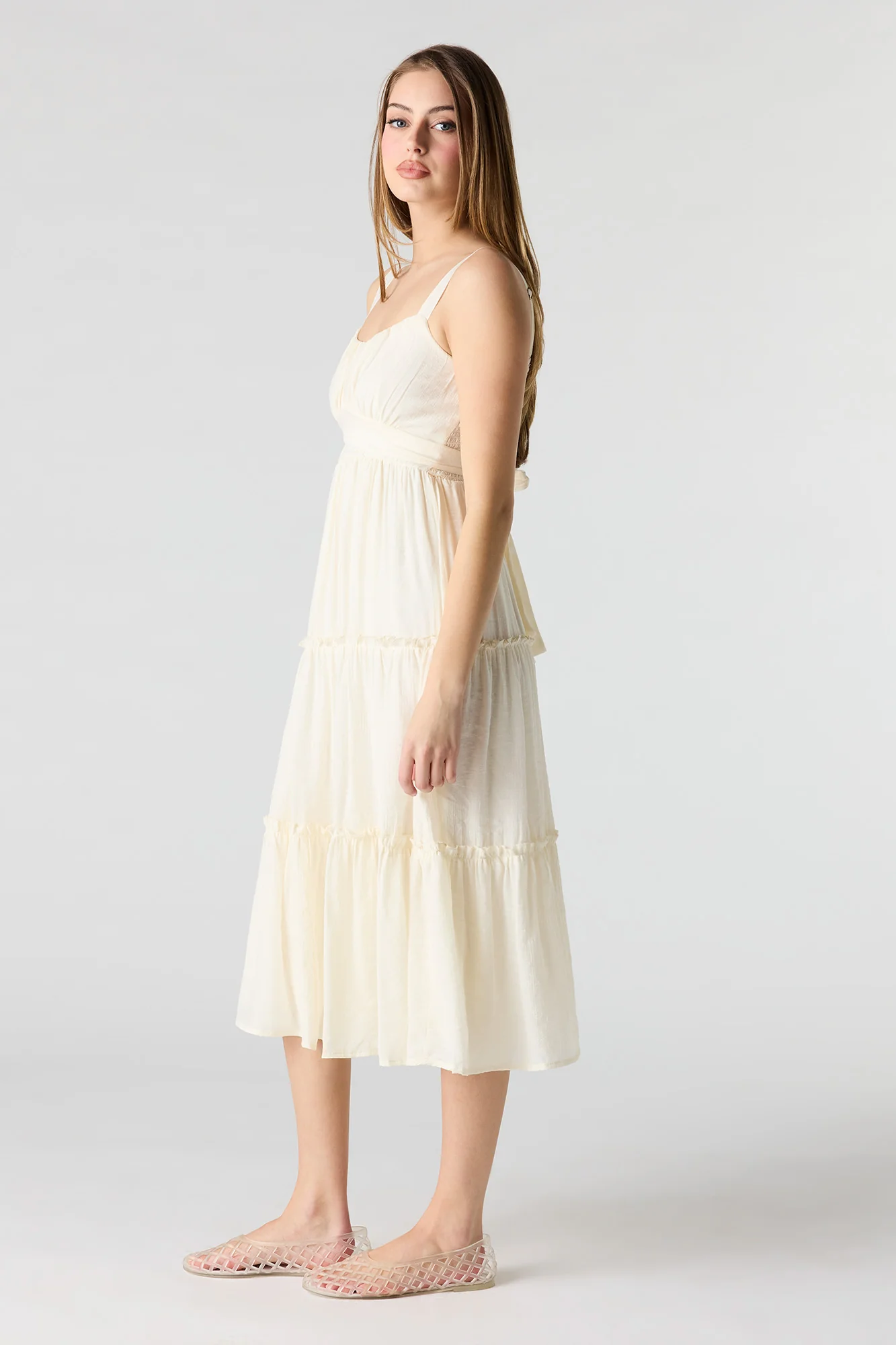 7162-tie-waist-tiered-midi-dress-5.webp Tie Waist Tiered Midi Dress