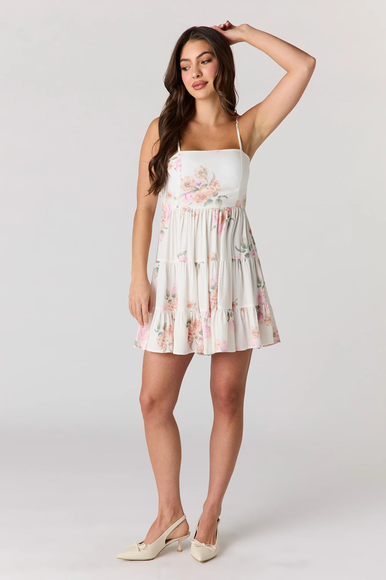 7274-braless-tie-back-tiered-mini-dress-3.webp Braless Tie Back Tiered Mini Dress