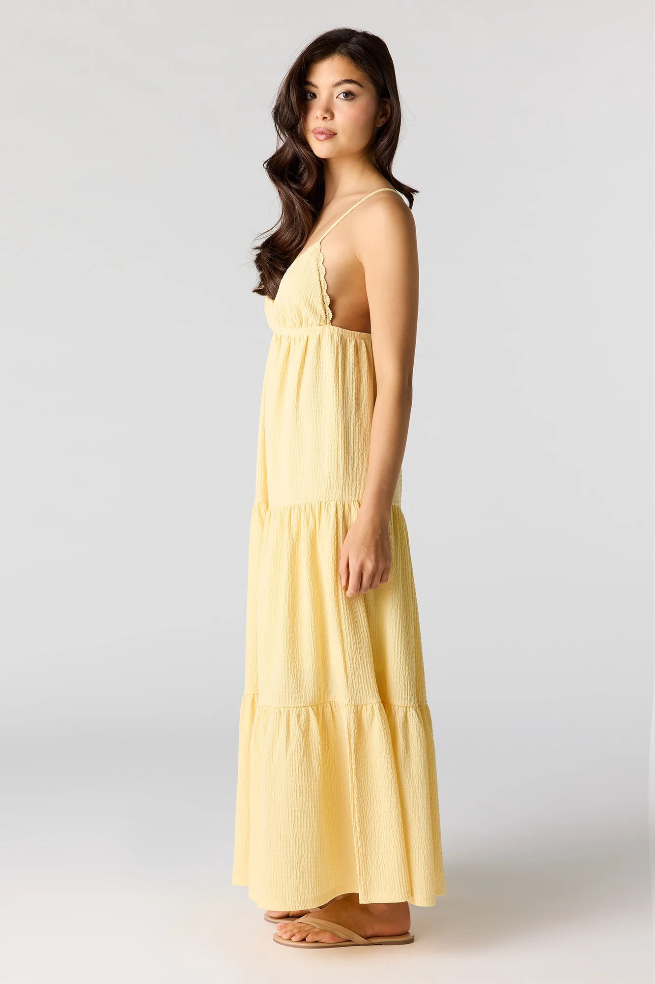 7325-textured-babydoll-maxi-dress-2.webp Textured Babydoll Maxi Dress