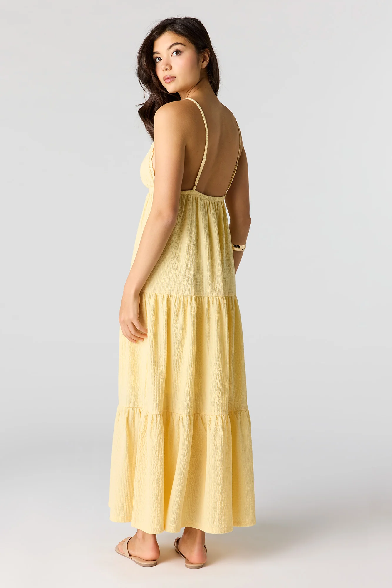 7325-textured-babydoll-maxi-dress-3.webp Textured Babydoll Maxi Dress
