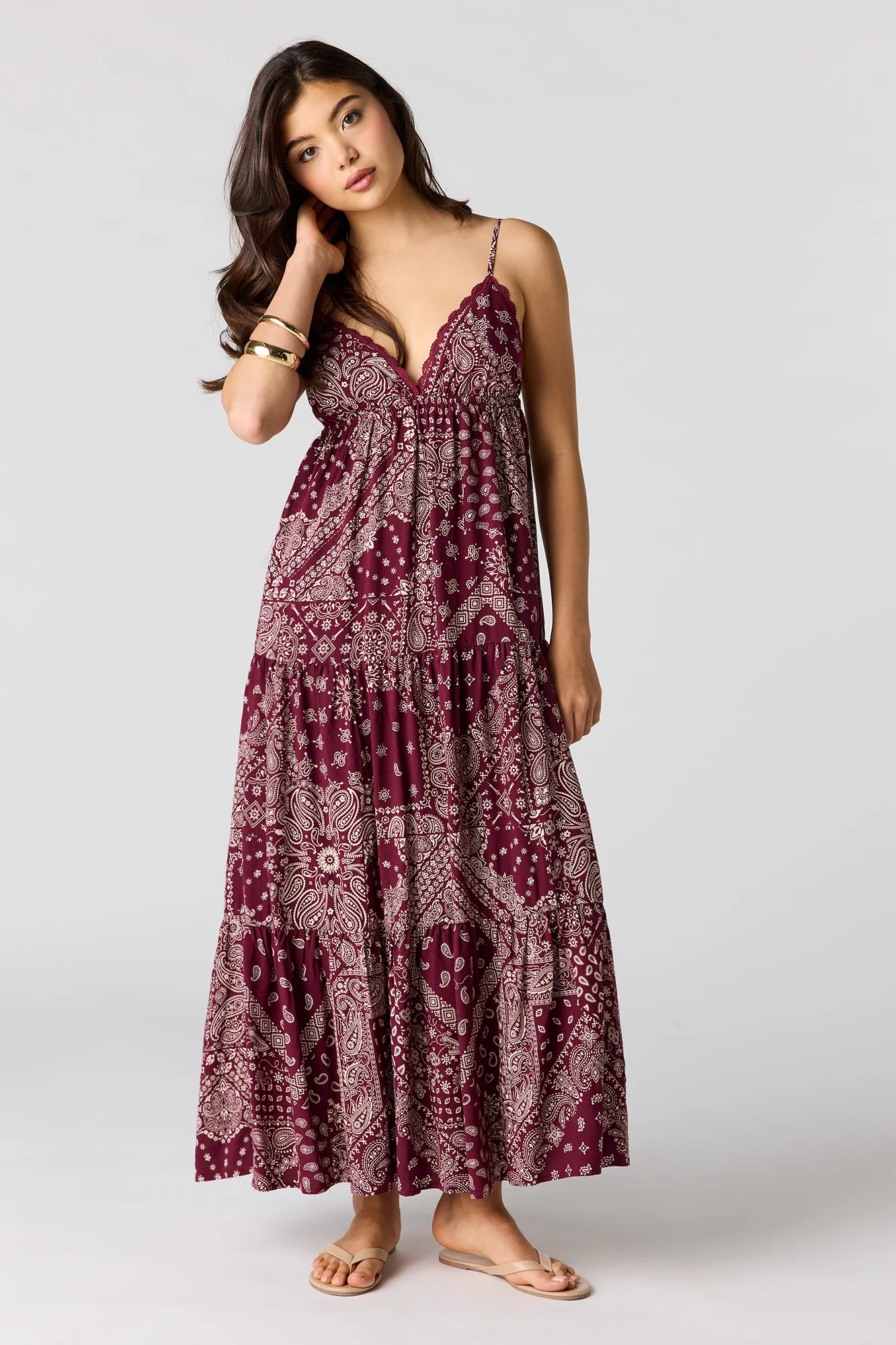 7336-textured-babydoll-maxi-dress-1.webp Textured Babydoll Maxi Dress