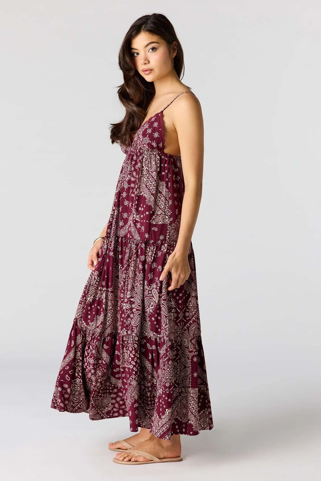 7336-textured-babydoll-maxi-dress-2.webp Textured Babydoll Maxi Dress