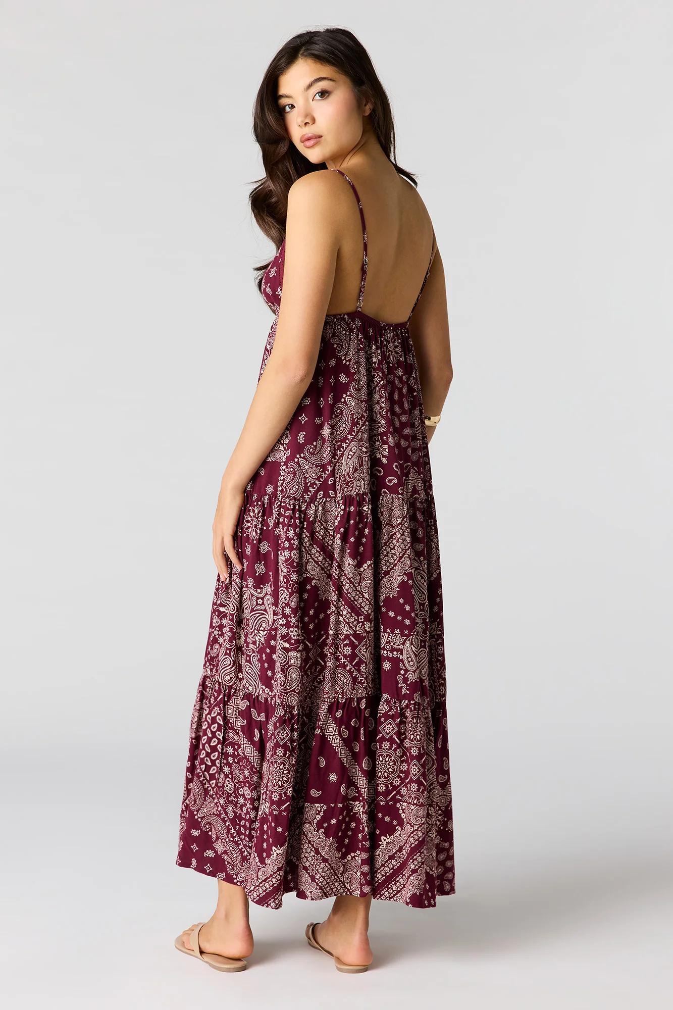 7336-textured-babydoll-maxi-dress-3.webp Textured Babydoll Maxi Dress