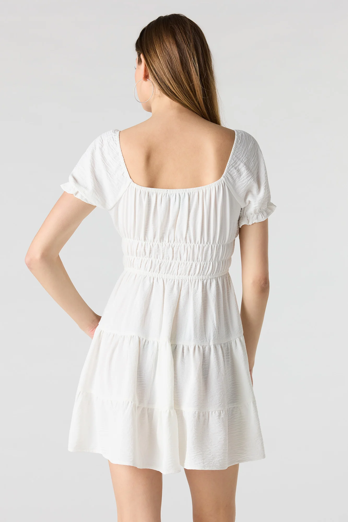 7347-short-puff-sleeve-tiered-mini-dress-11.webp Short Puff Sleeve Tiered Mini Dress