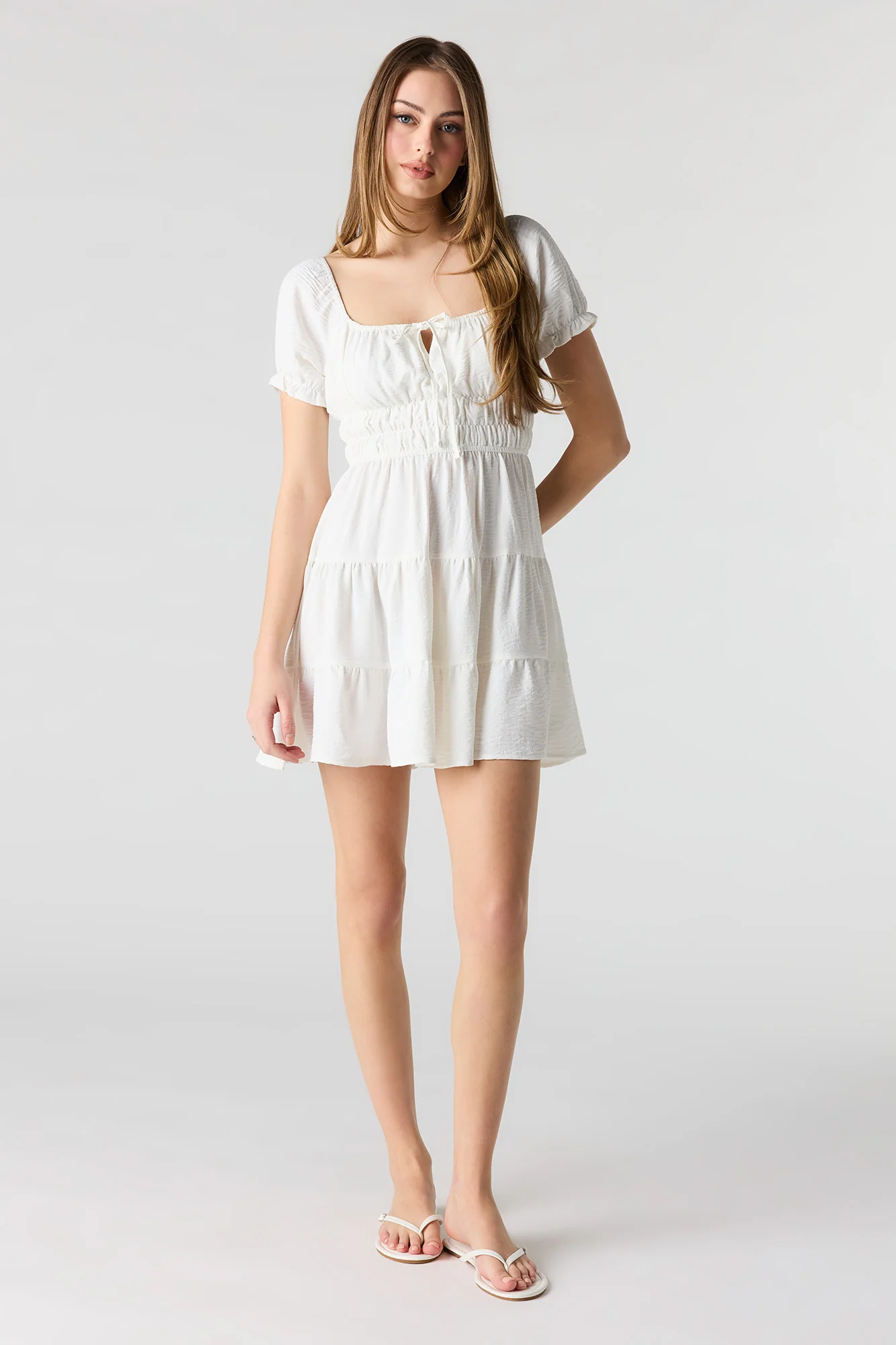 7347-short-puff-sleeve-tiered-mini-dress-12.webp Short Puff Sleeve Tiered Mini Dress