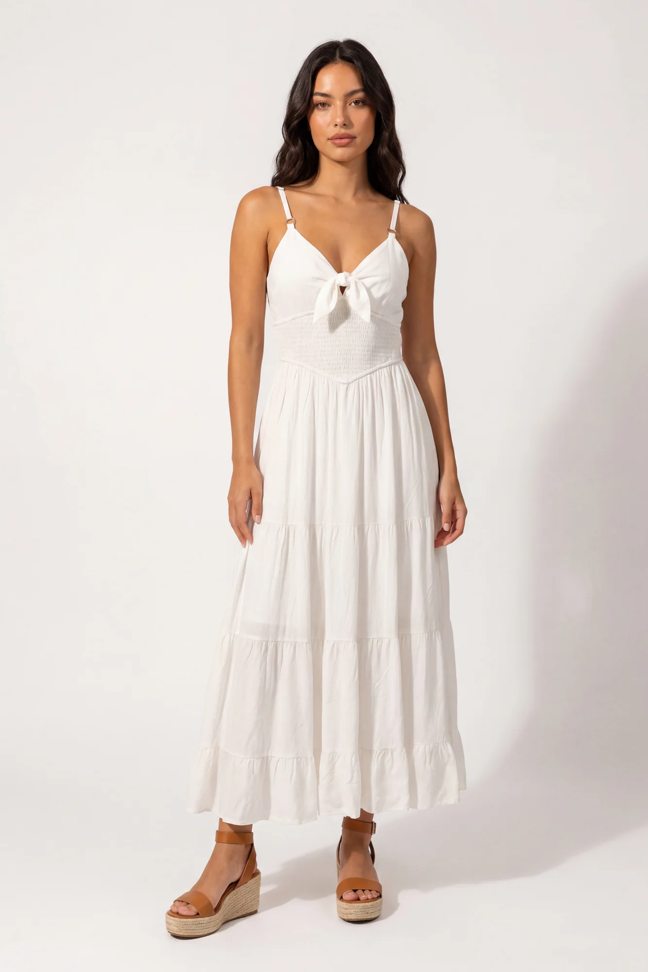 7506-bow-cinched-waist-tiered-maxi-dress-6.webp Bow Cinched Waist Tiered Maxi Dress