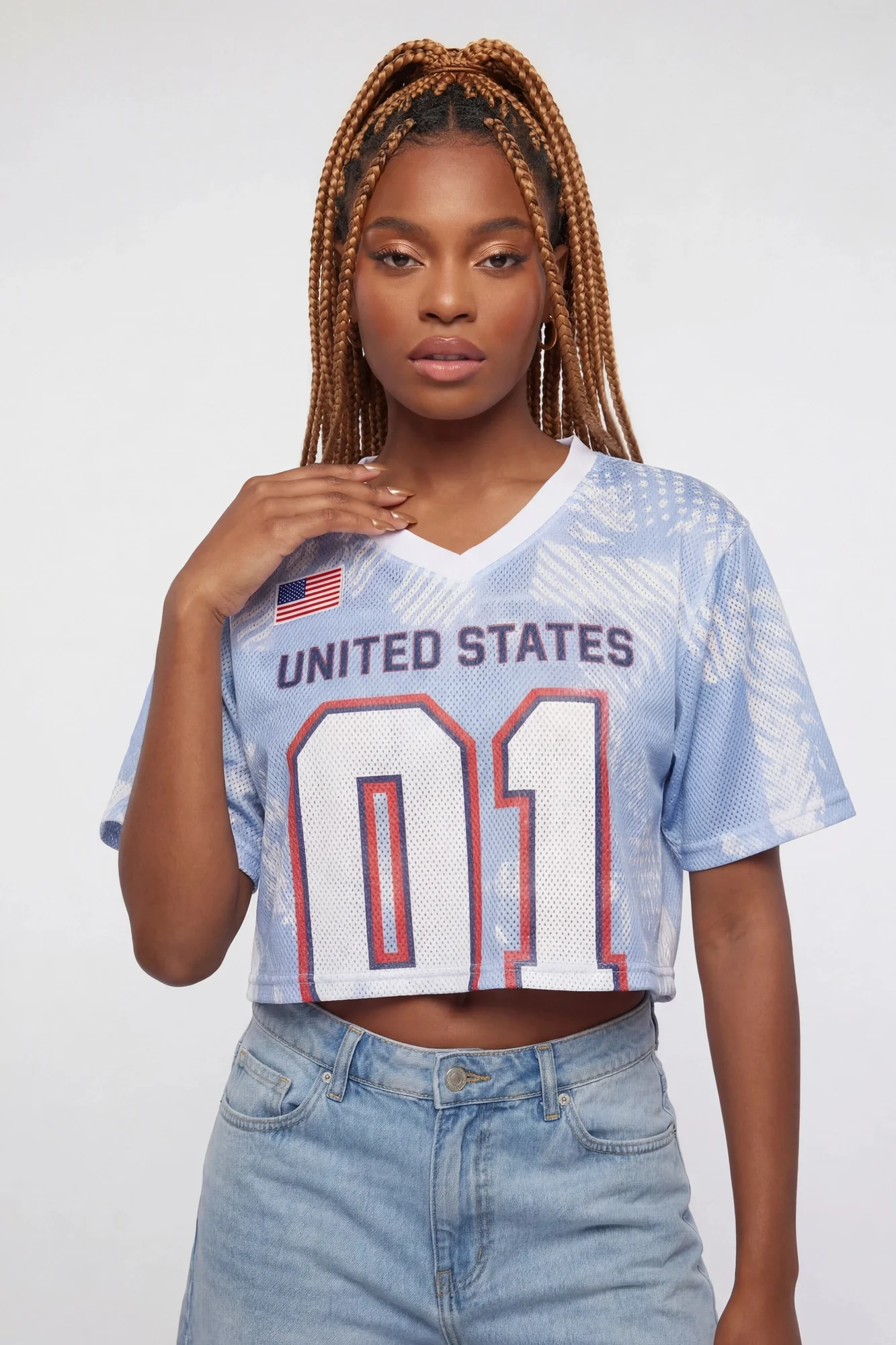 7640-usa-graphic-mesh-cropped-jersey-1.webp USA Graphic Mesh Cropped Jersey