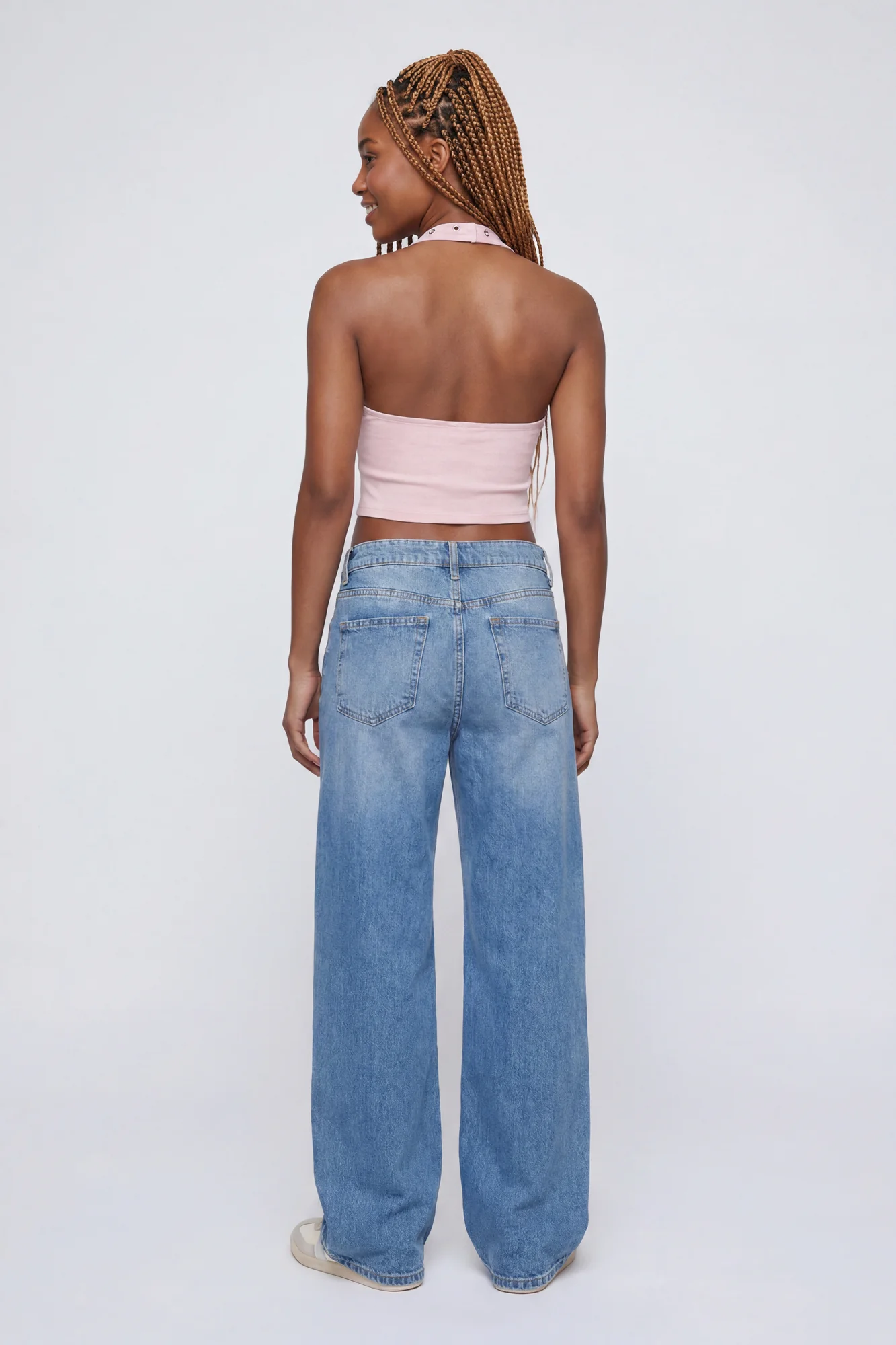 7838-graphic-grommet-trim-halter-top-2.webp Graphic Grommet Trim Halter Top