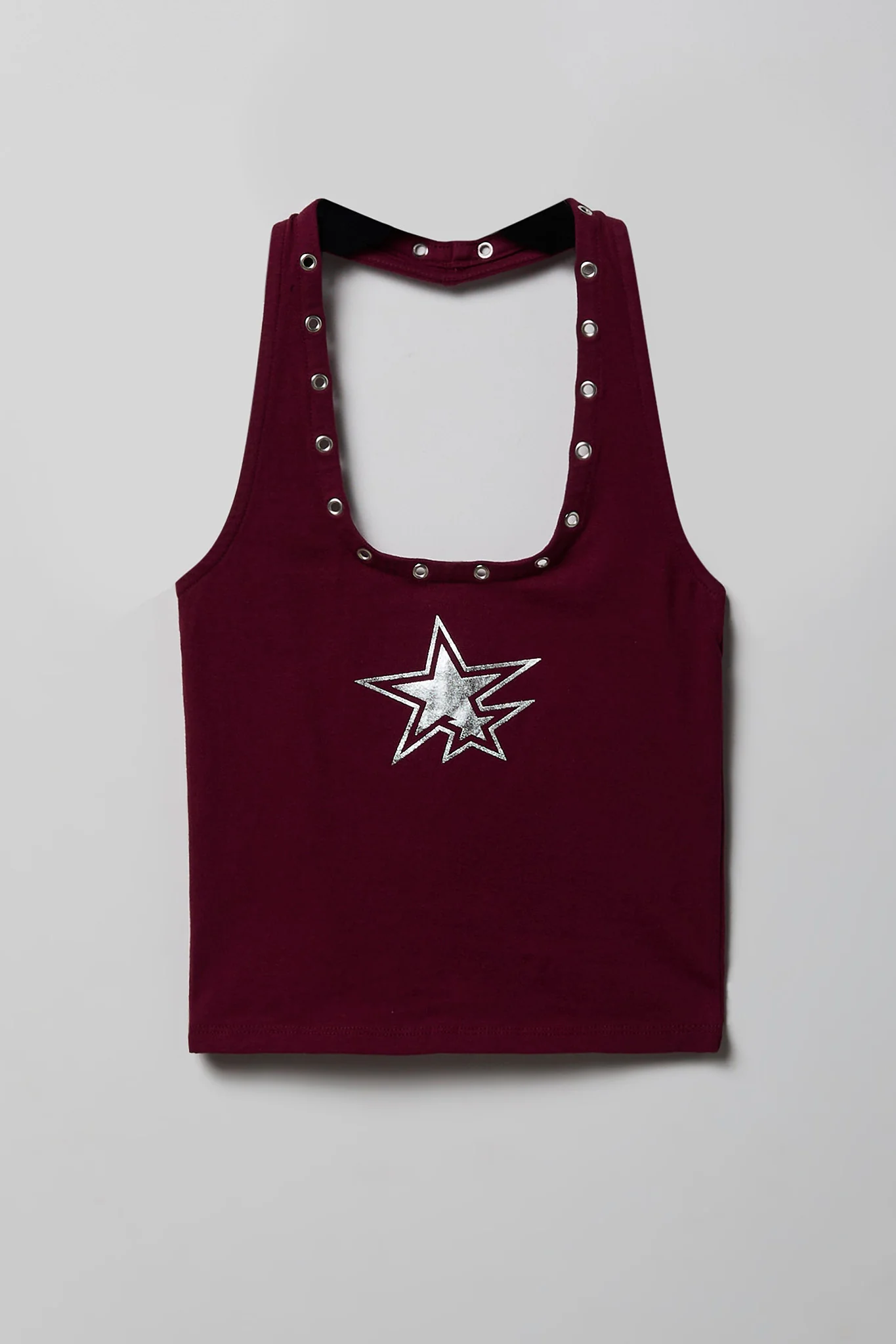 7838-graphic-grommet-trim-halter-top-24.webp Graphic Grommet Trim Halter Top