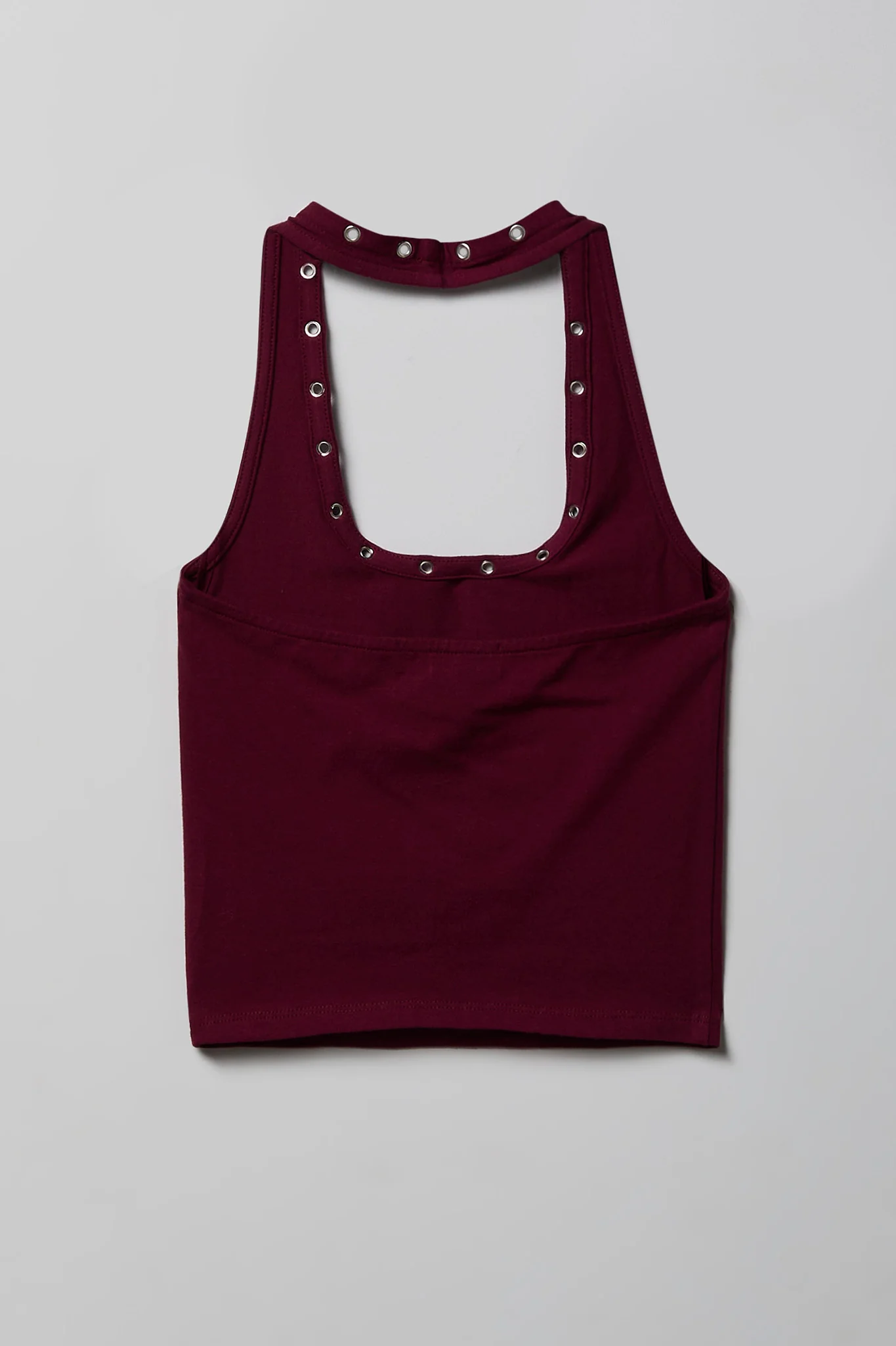 7838-graphic-grommet-trim-halter-top-25.webp Graphic Grommet Trim Halter Top
